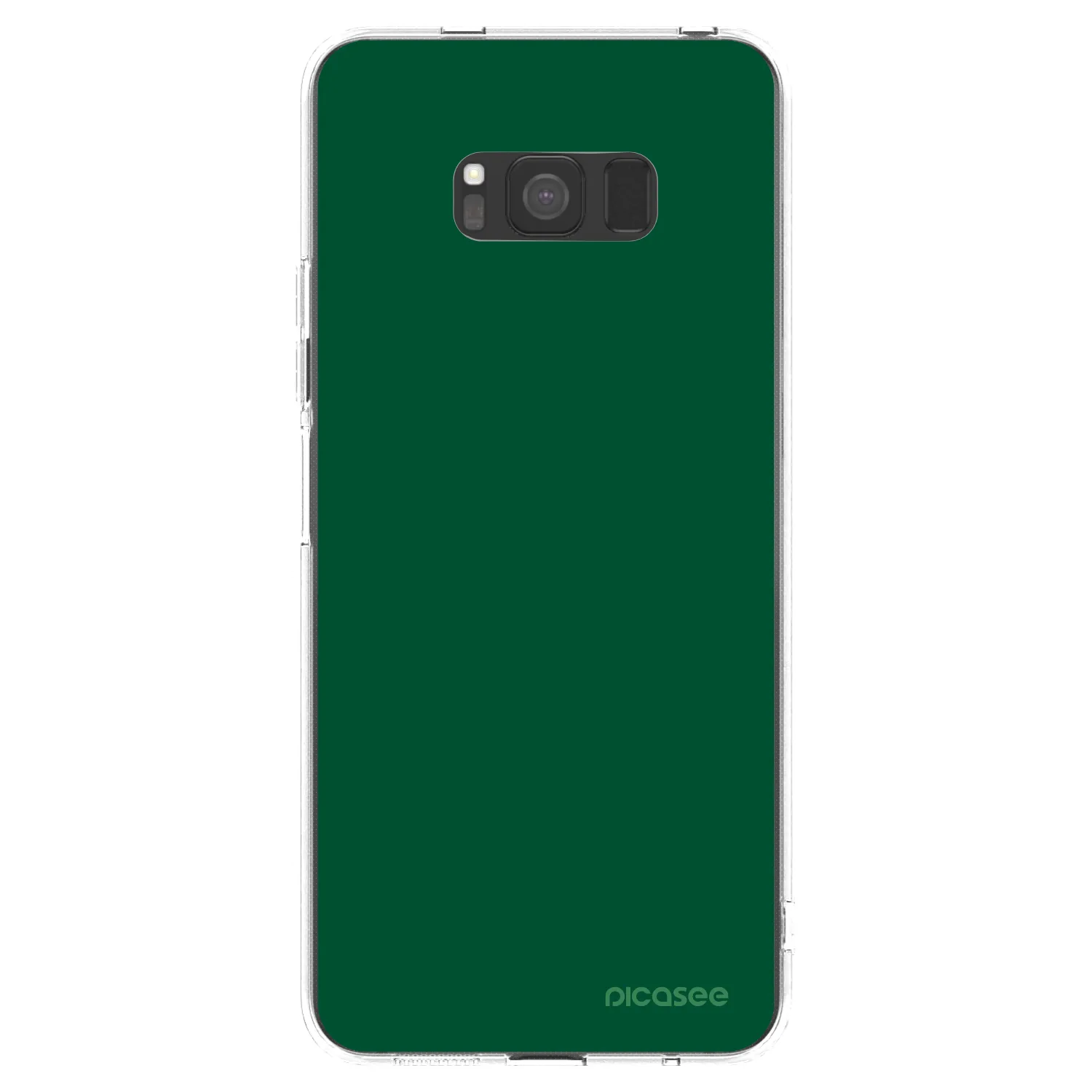 Picasee silikonový průhledný obal pro Samsung Galaxy S8 G950F - Green Gleam