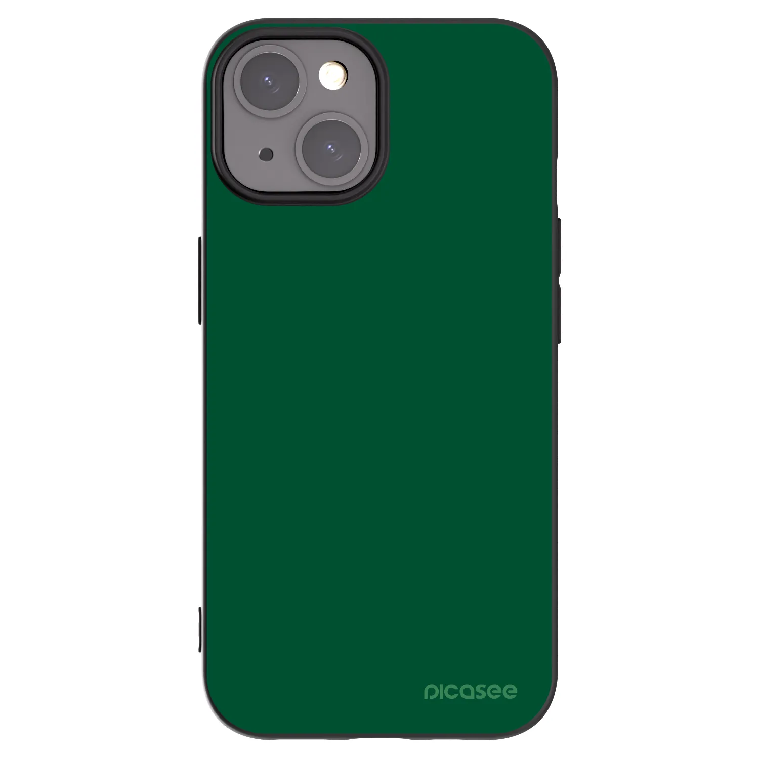 Picasee silikonový černý obal pro Apple iPhone 15 - Green Gleam