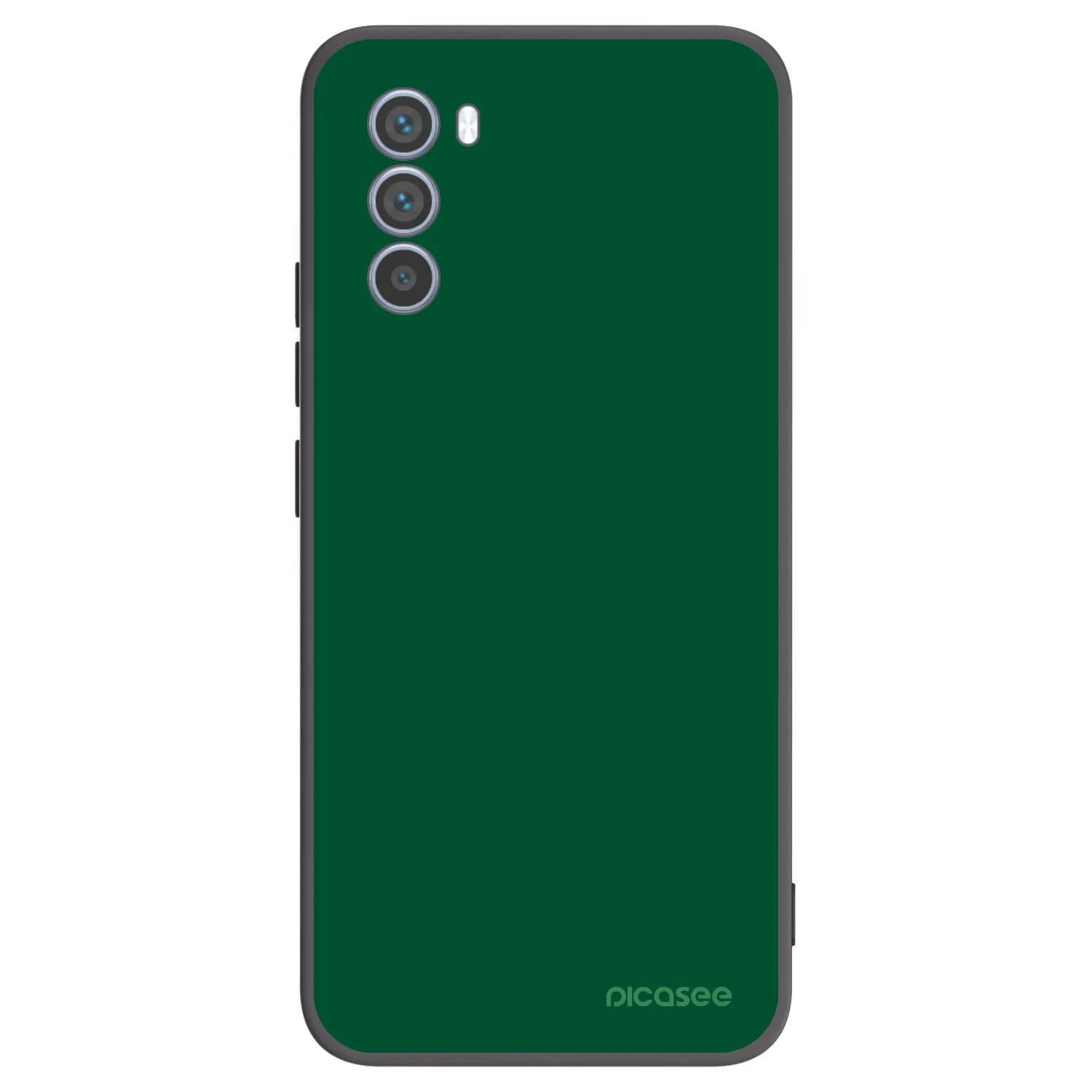 Picasee silikonový černý obal pro Motorola Moto G62 - Green Gleam