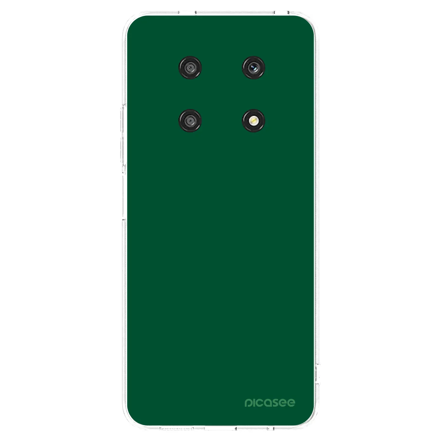 Picasee silikonový průhledný obal pro Honor Magic4 Lite 5G - Green Gleam