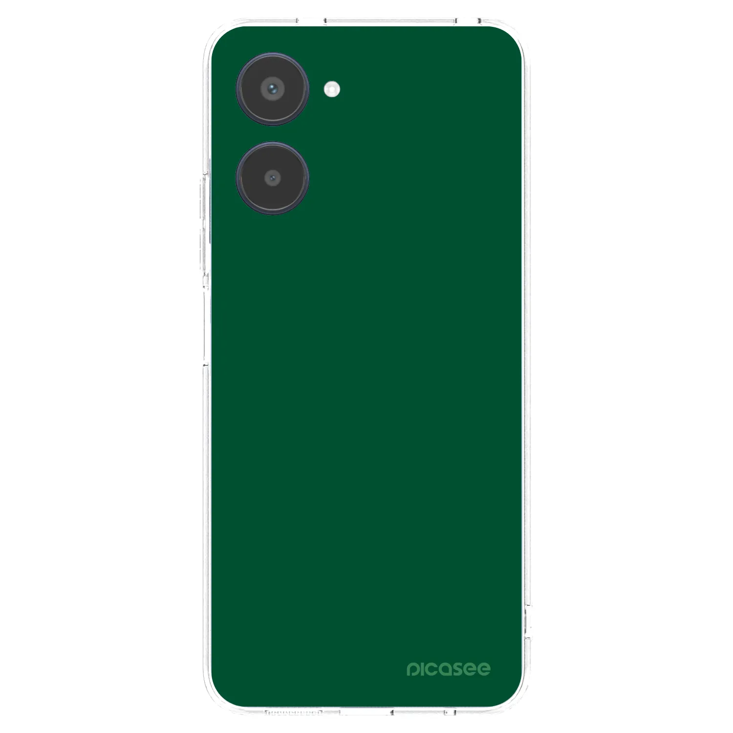 Picasee silikonový průhledný obal pro Realme 10 4G - Green Gleam