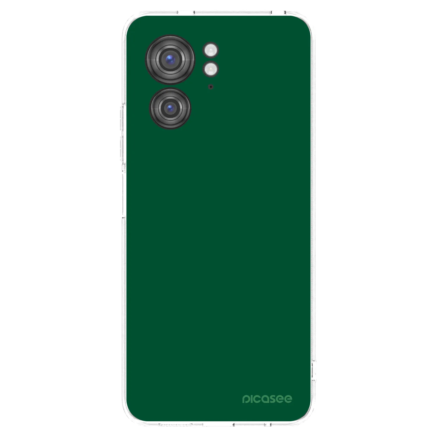 Picasee silikonový průhledný obal pro Motorola Edge 40 - Green Gleam