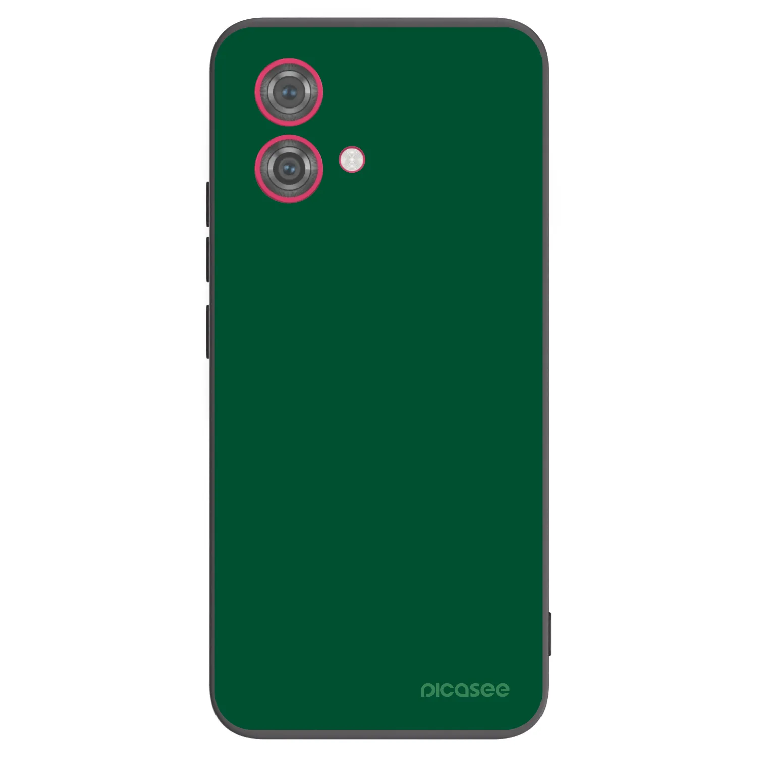 Picasee silikonový černý obal pro Motorola Moto G84 5G - Green Gleam