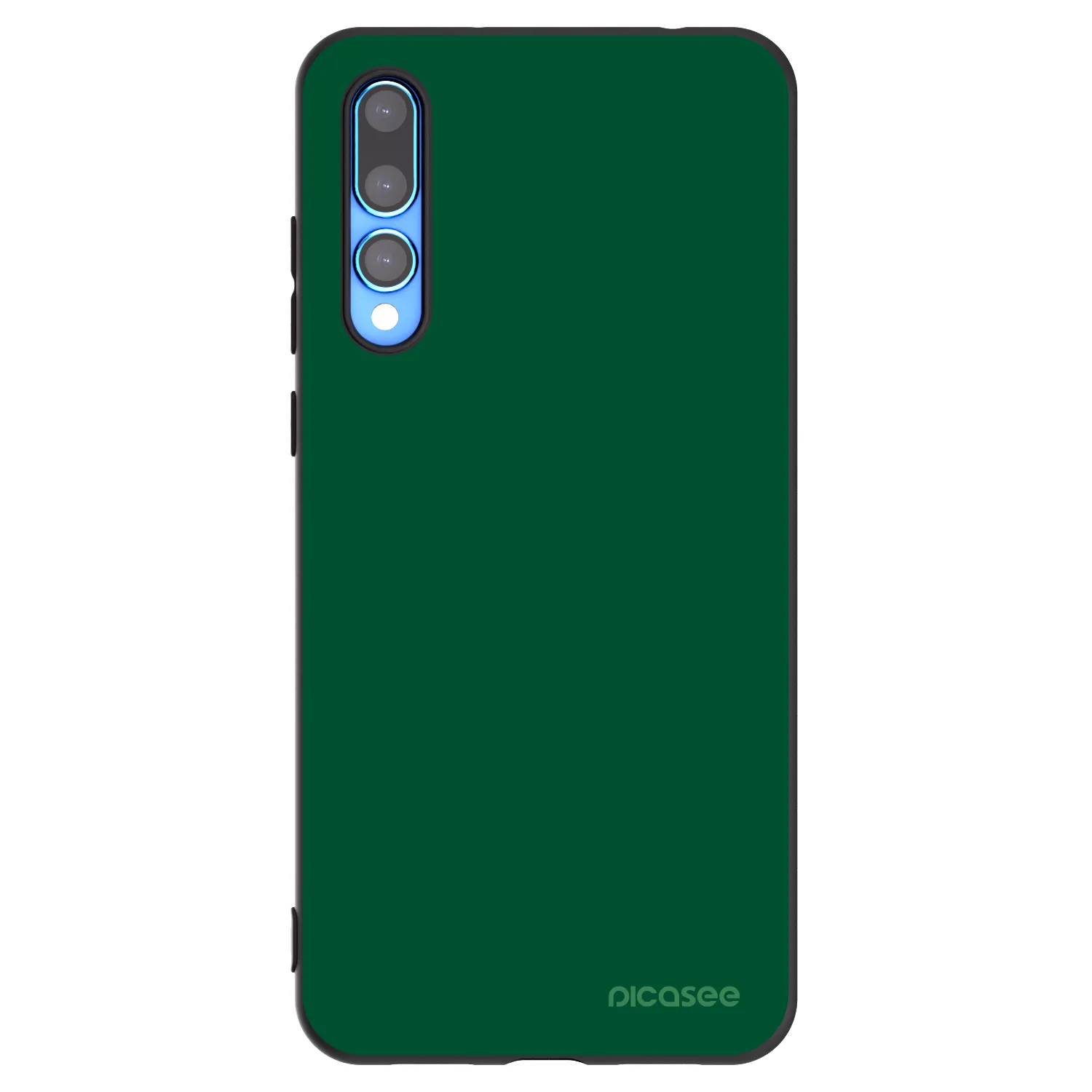 Picasee silikonový černý obal pro Huawei P20 Pro - Green Gleam