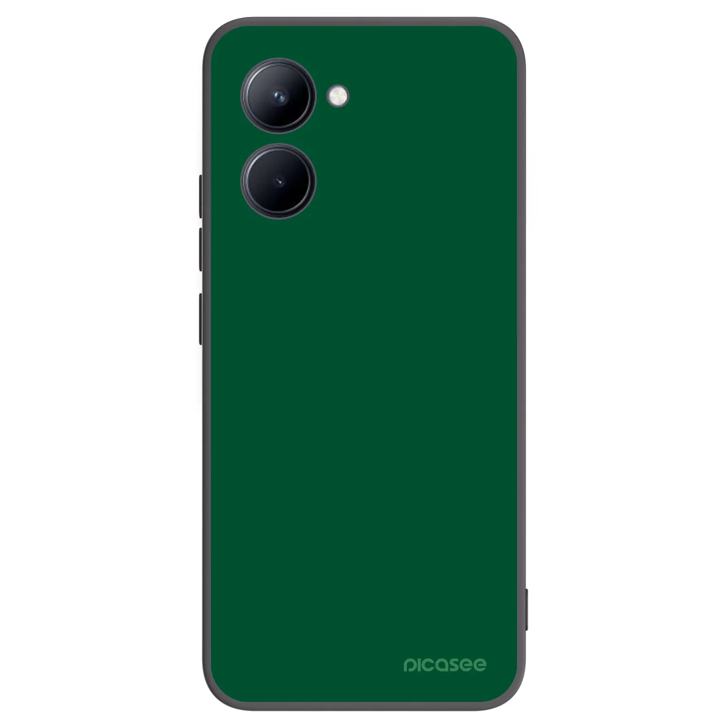 Picasee silikonový černý obal pro Realme C33 (2023) - Green Gleam