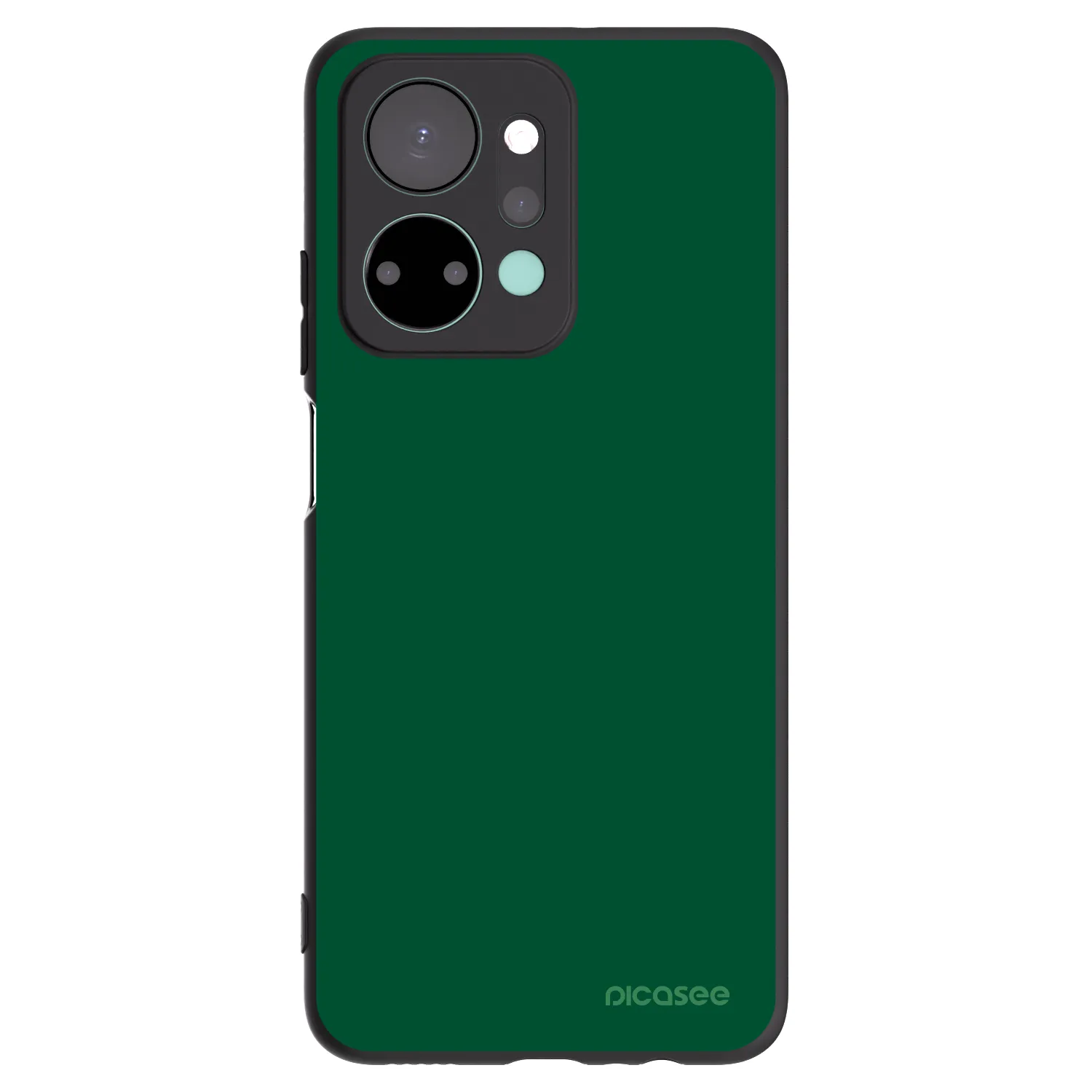 Picasee silikonový černý obal pro Honor X7a - Green Gleam