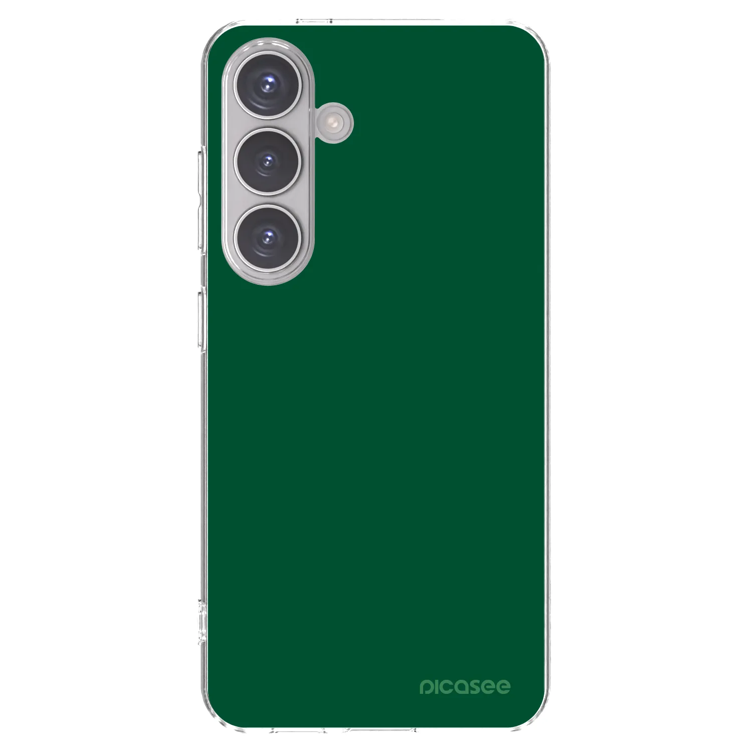 Picasee silikonový průhledný obal pro Samsung Galaxy S24 S921B 5G - Green Gleam