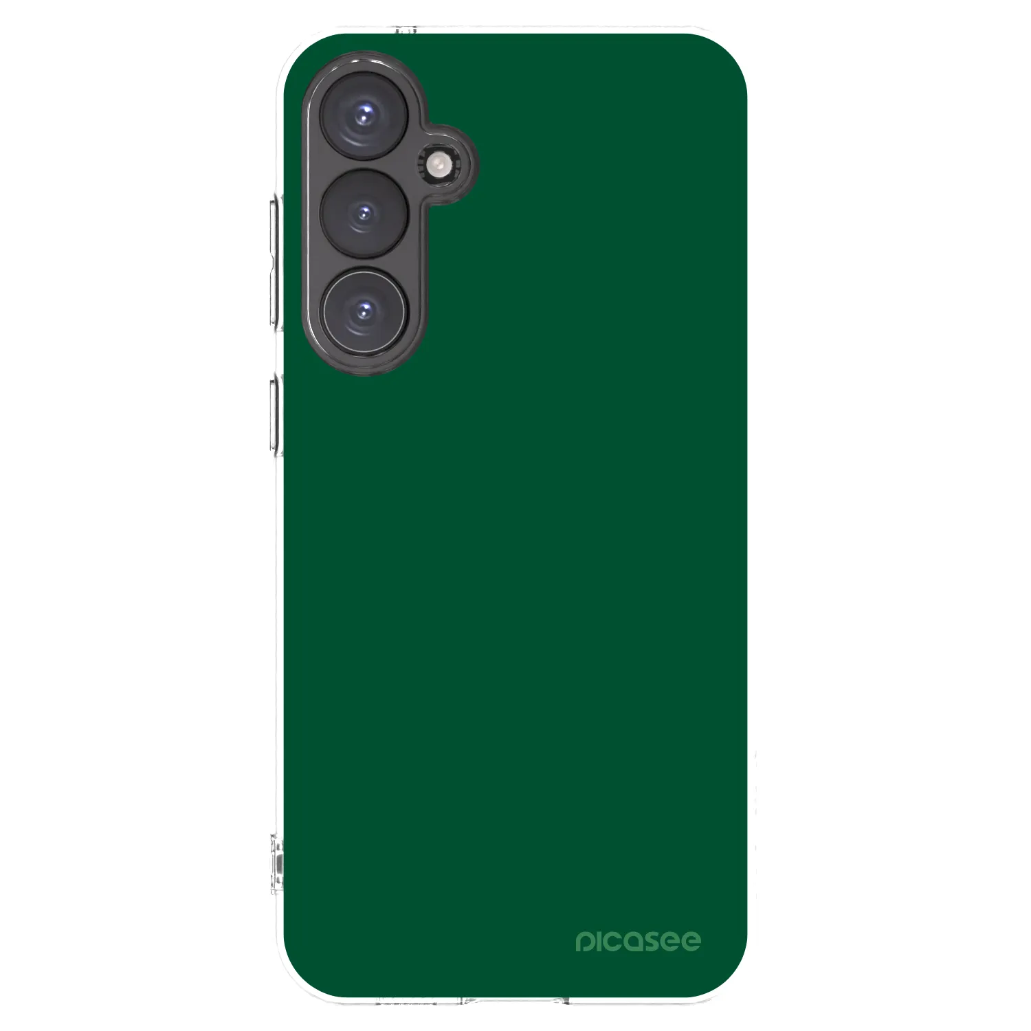 Picasee silikonový průhledný obal pro Samsung Galaxy S23 FE S711B - Green Gleam
