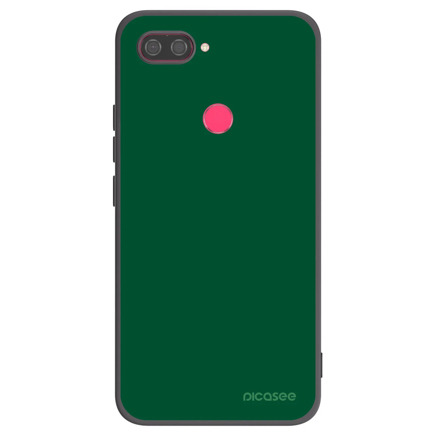 Picasee silikonový černý obal pro Xiaomi Mi 8 Lite - Green Gleam
