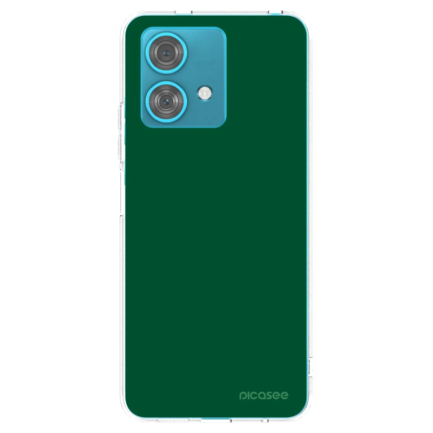Picasee silikonový průhledný obal pro Motorola Edge 40 Neo - Green Gleam