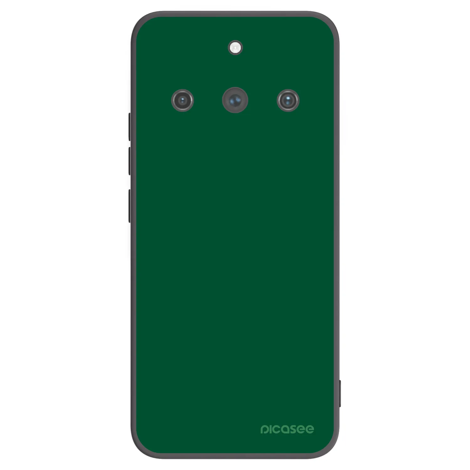 Picasee silikonový černý obal pro Realme 11 Pro+ - Green Gleam