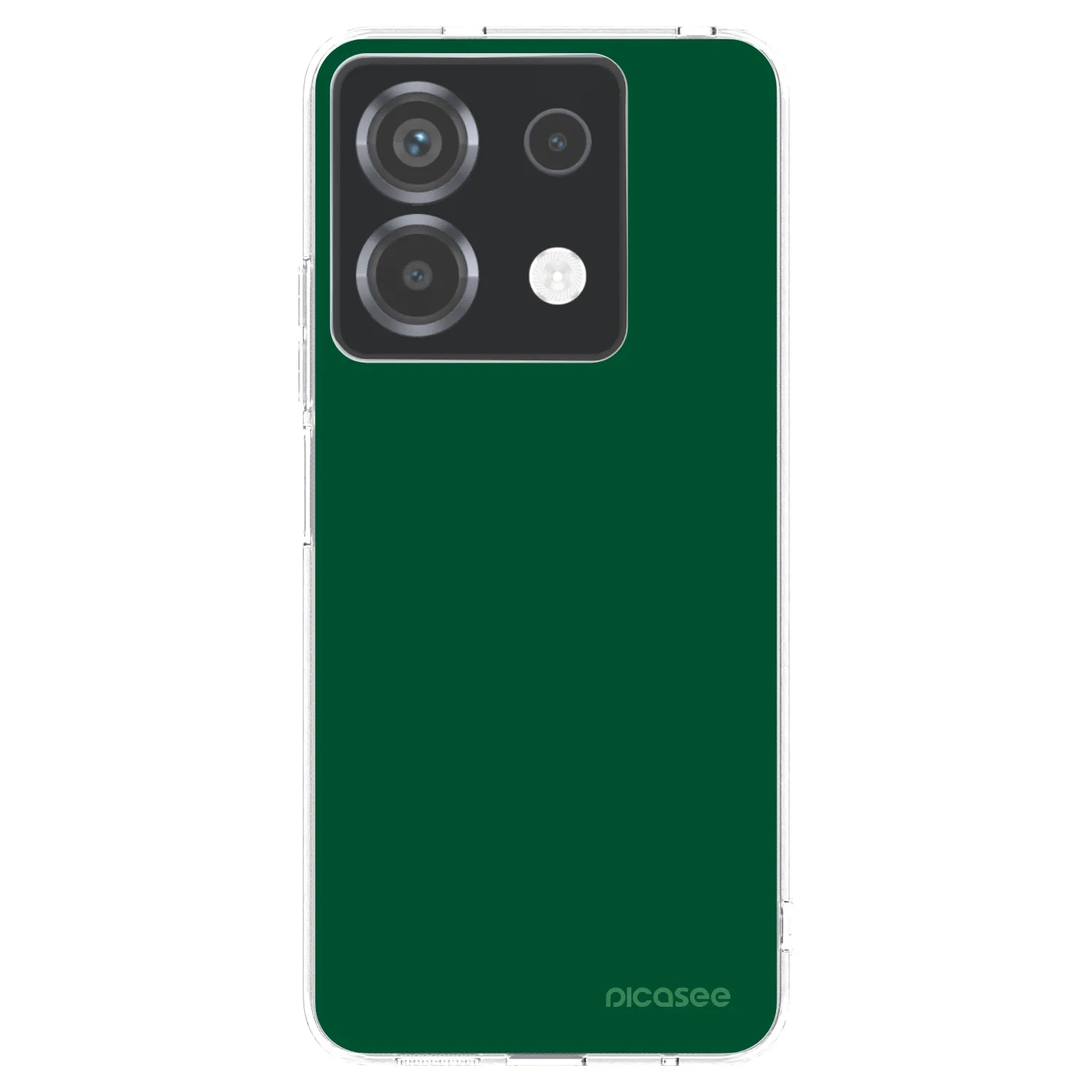 Picasee silikonový průhledný obal pro Xiaomi Poco X6 - Green Gleam