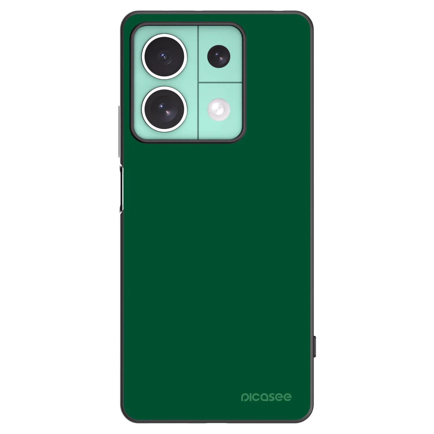 Picasee silikonový černý obal pro Xiaomi Redmi Note 13 5G - Green Gleam