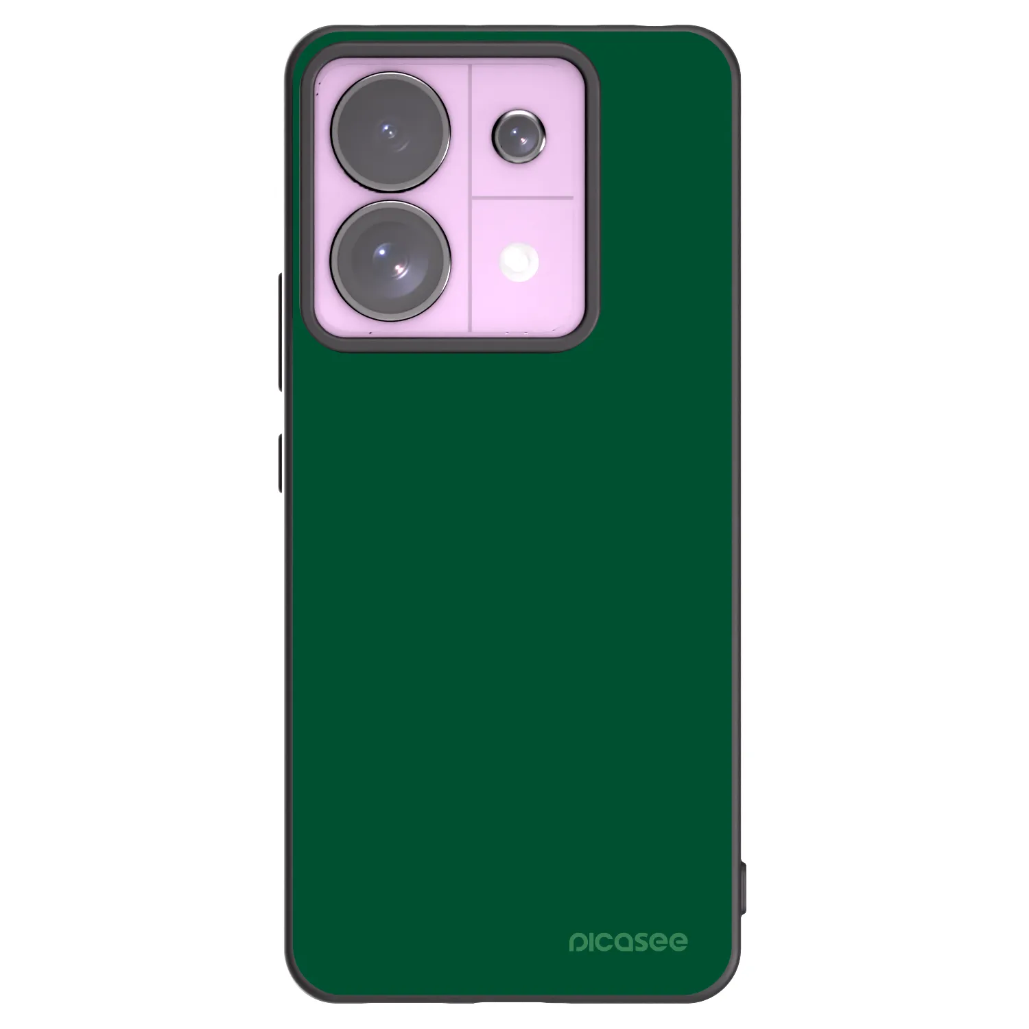 Picasee silikonový černý obal pro Xiaomi Redmi Note 13 Pro 5G - Green Gleam