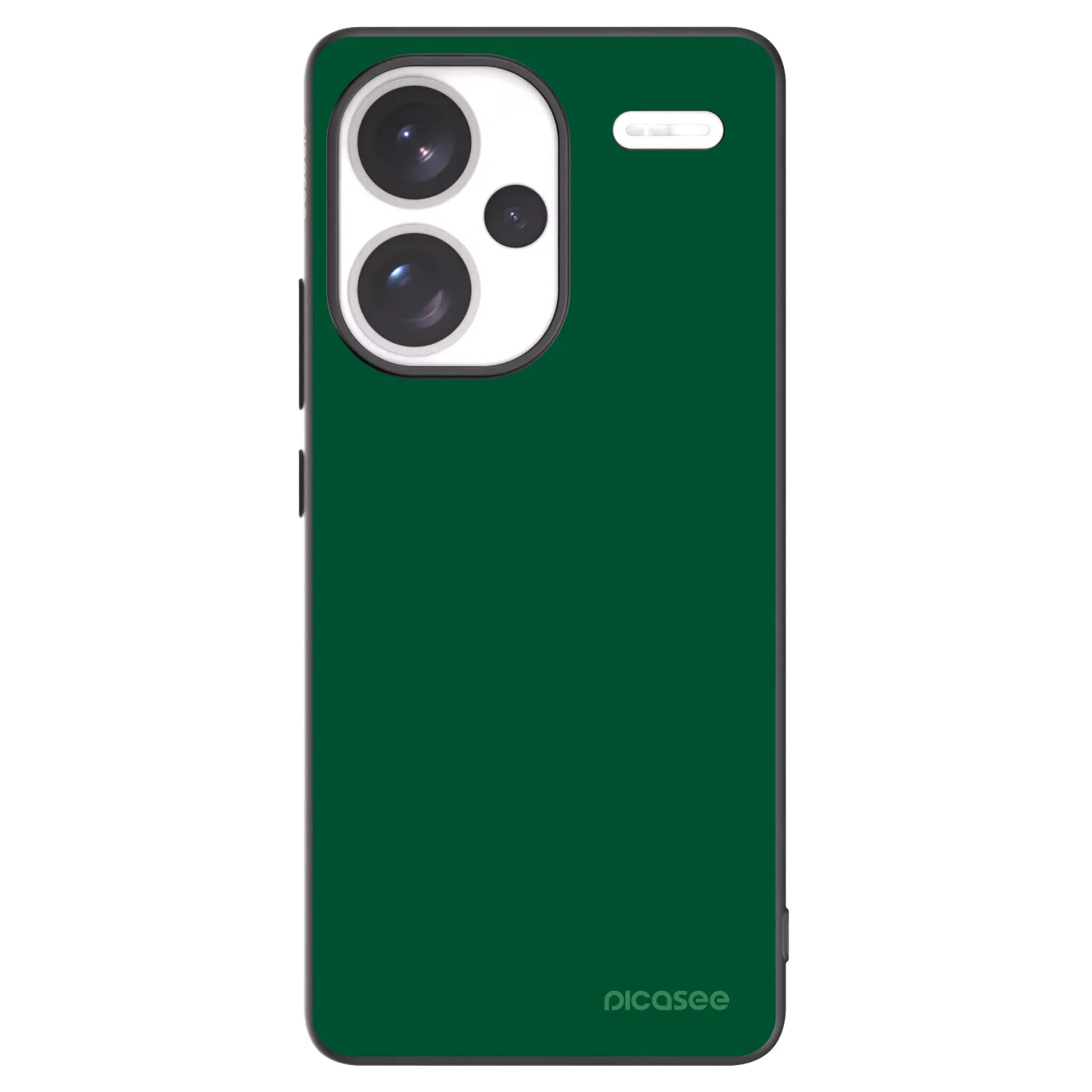 Picasee silikonový černý obal pro Xiaomi Redmi Note 13 Pro+ 5G - Green Gleam