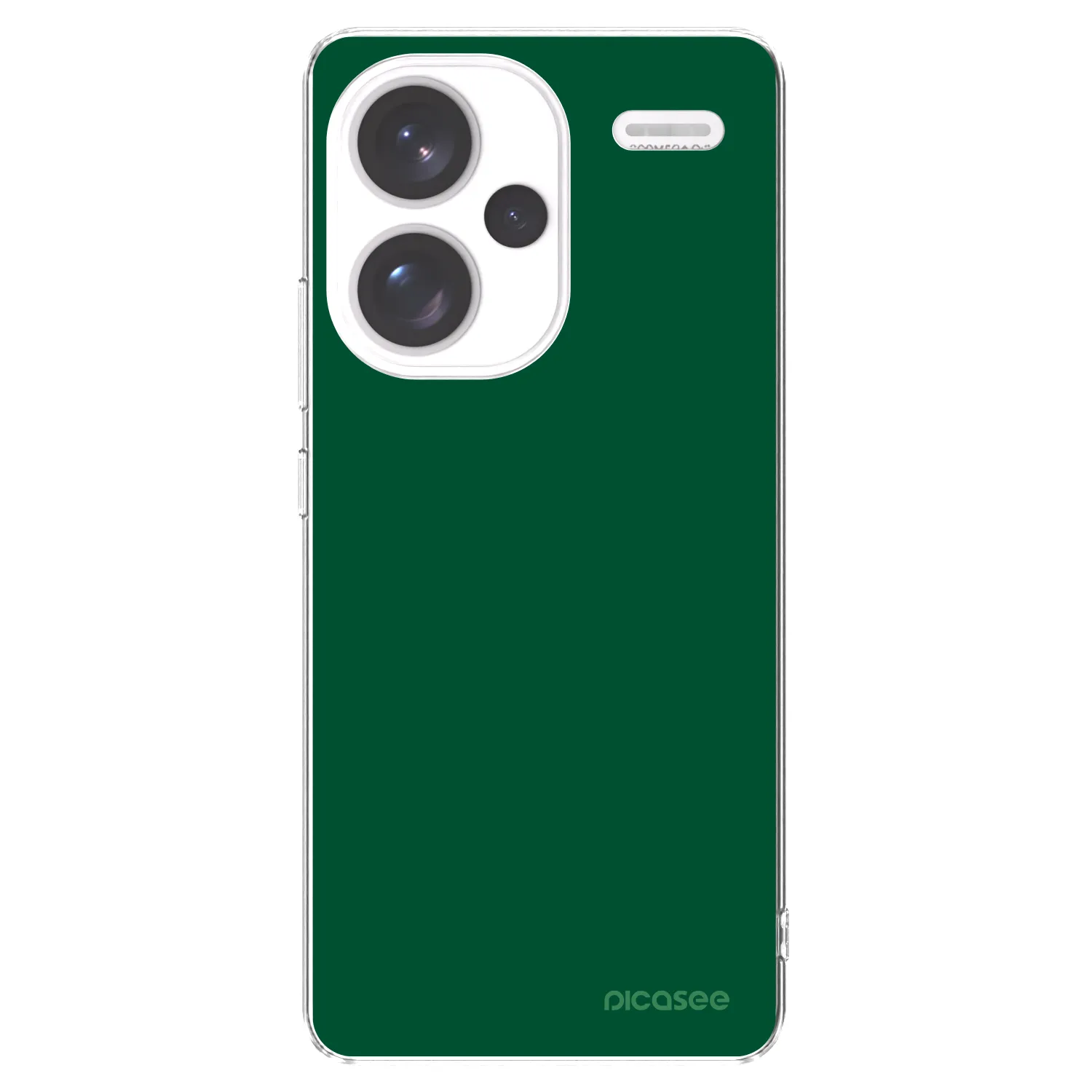 Picasee silikonový průhledný obal pro Xiaomi Redmi Note 13 Pro+ 5G - Green Gleam