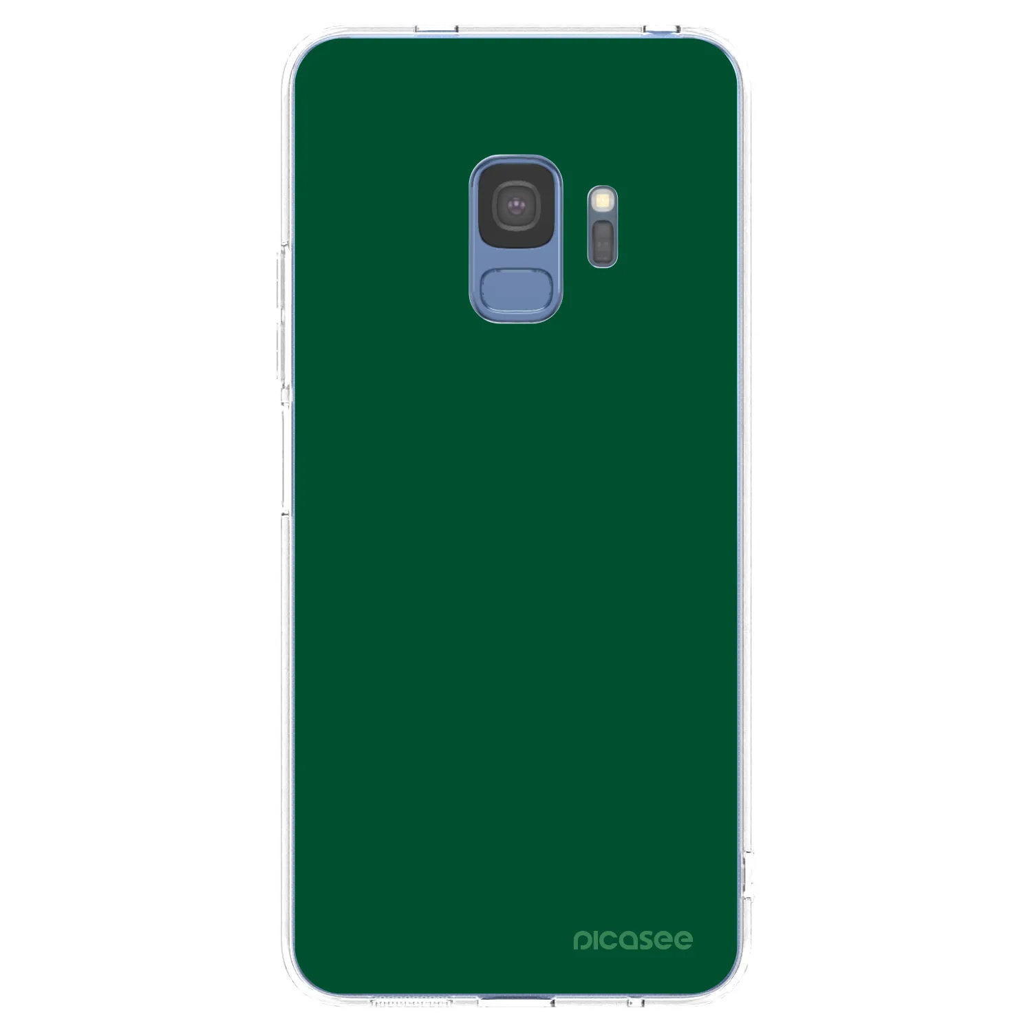 Picasee silikonový průhledný obal pro Samsung Galaxy S9 G960F - Green Gleam