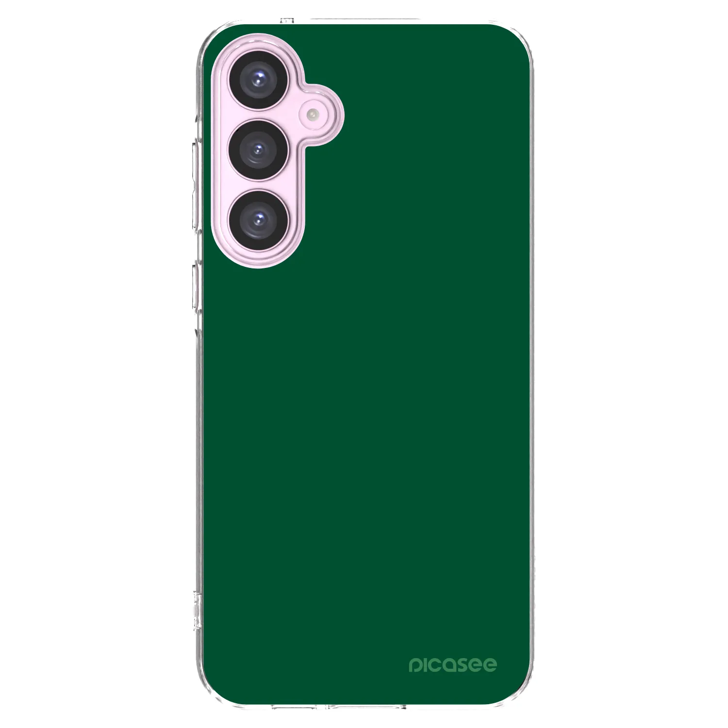Picasee silikonový průhledný obal pro Samsung Galaxy A55 5G A556B - Green Gleam
