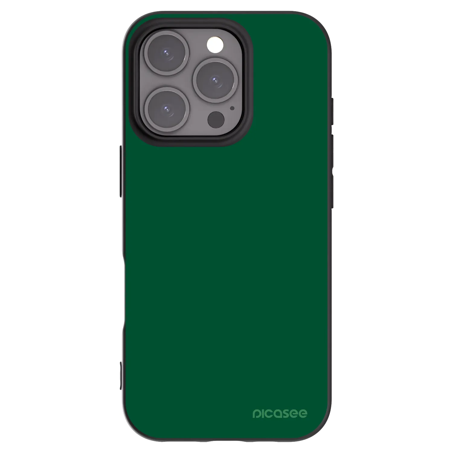 Picasee silikonový černý obal pro Apple iPhone 16 Pro - Green Gleam