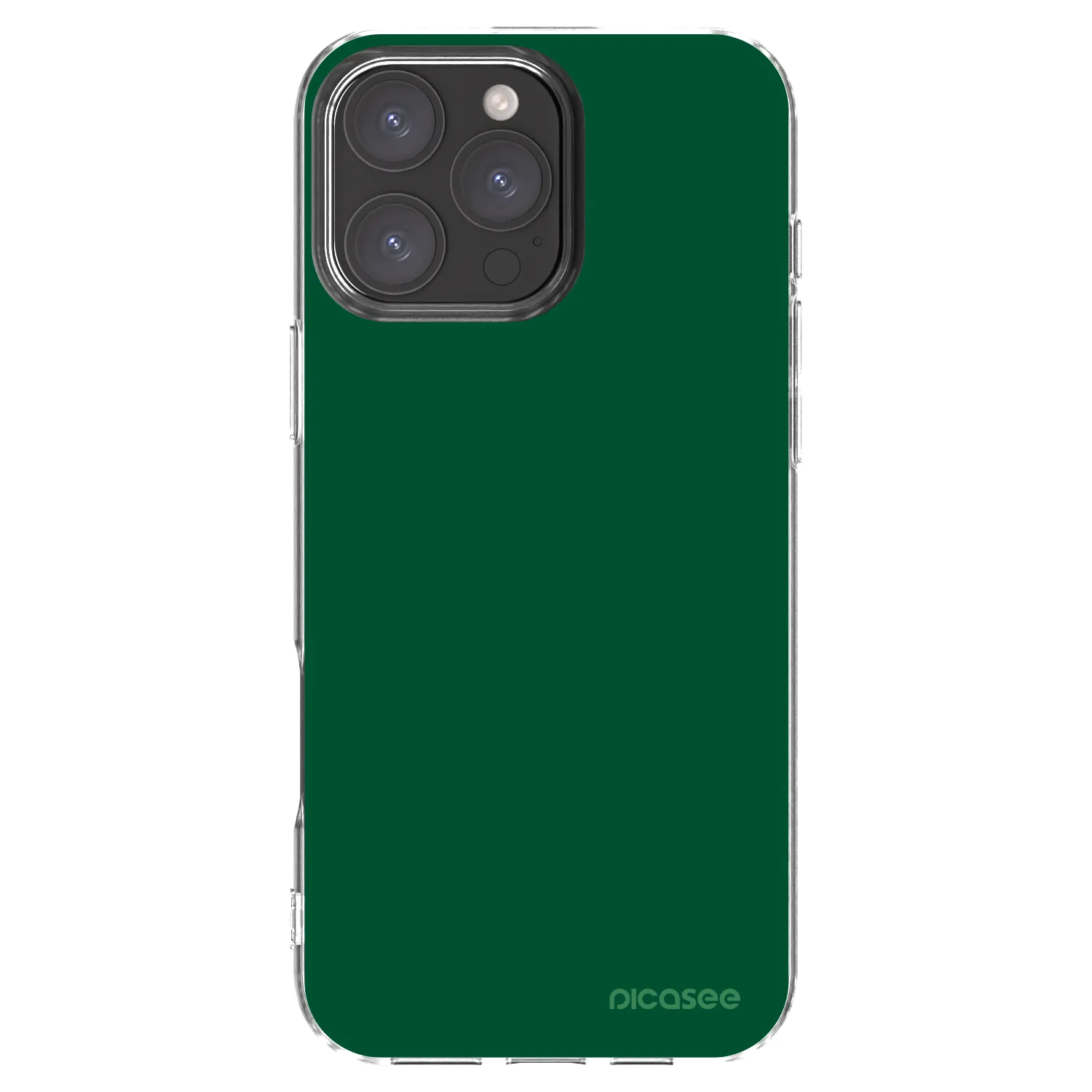 Picasee silikonový průhledný obal pro Apple iPhone 16 Pro Max - Green Gleam