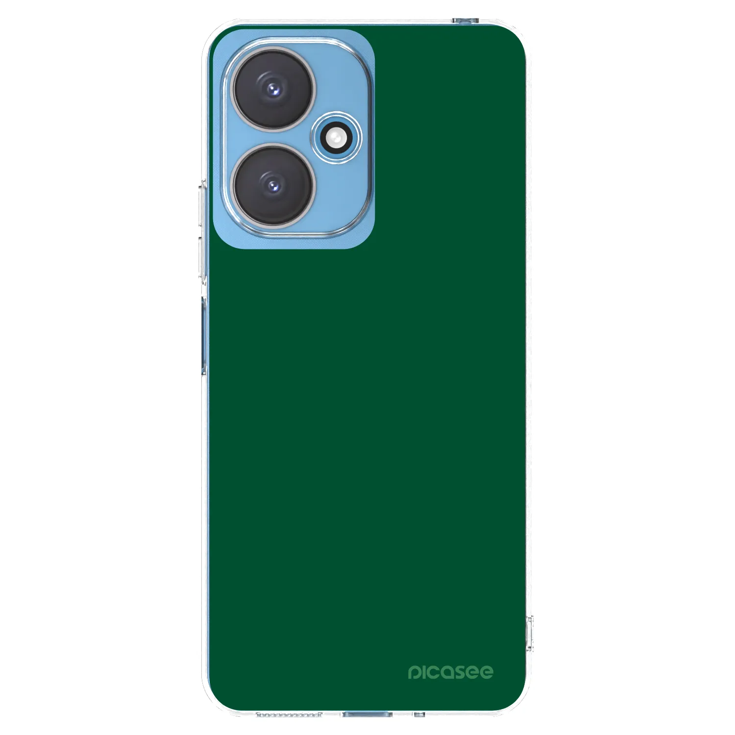 Picasee silikonový průhledný obal pro Xiaomi Redmi 13C 5G - Green Gleam