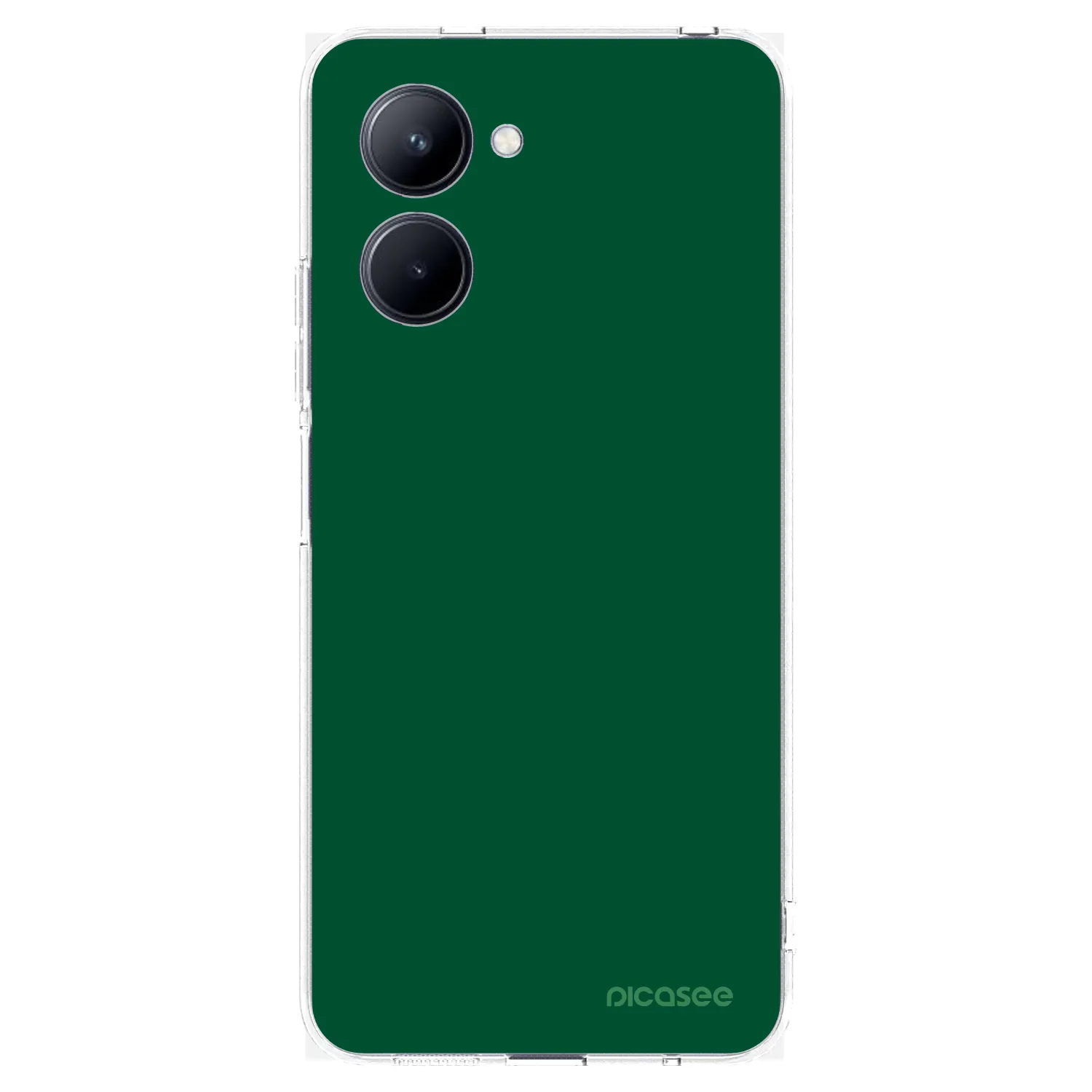 Picasee silikonový průhledný obal pro Realme C33 (2023) - Green Gleam