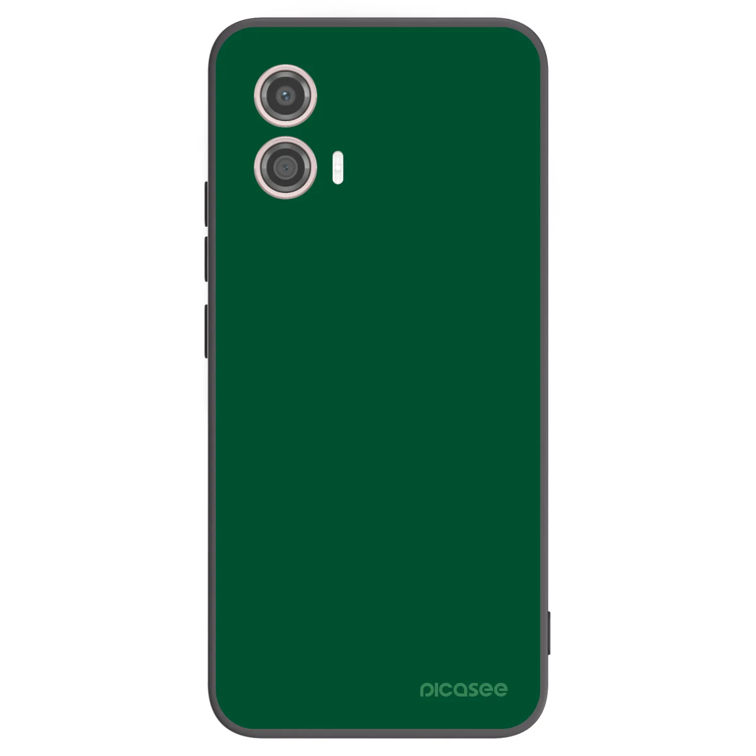 Picasee silikonový černý obal pro Motorola Moto G53 5G - Green Gleam