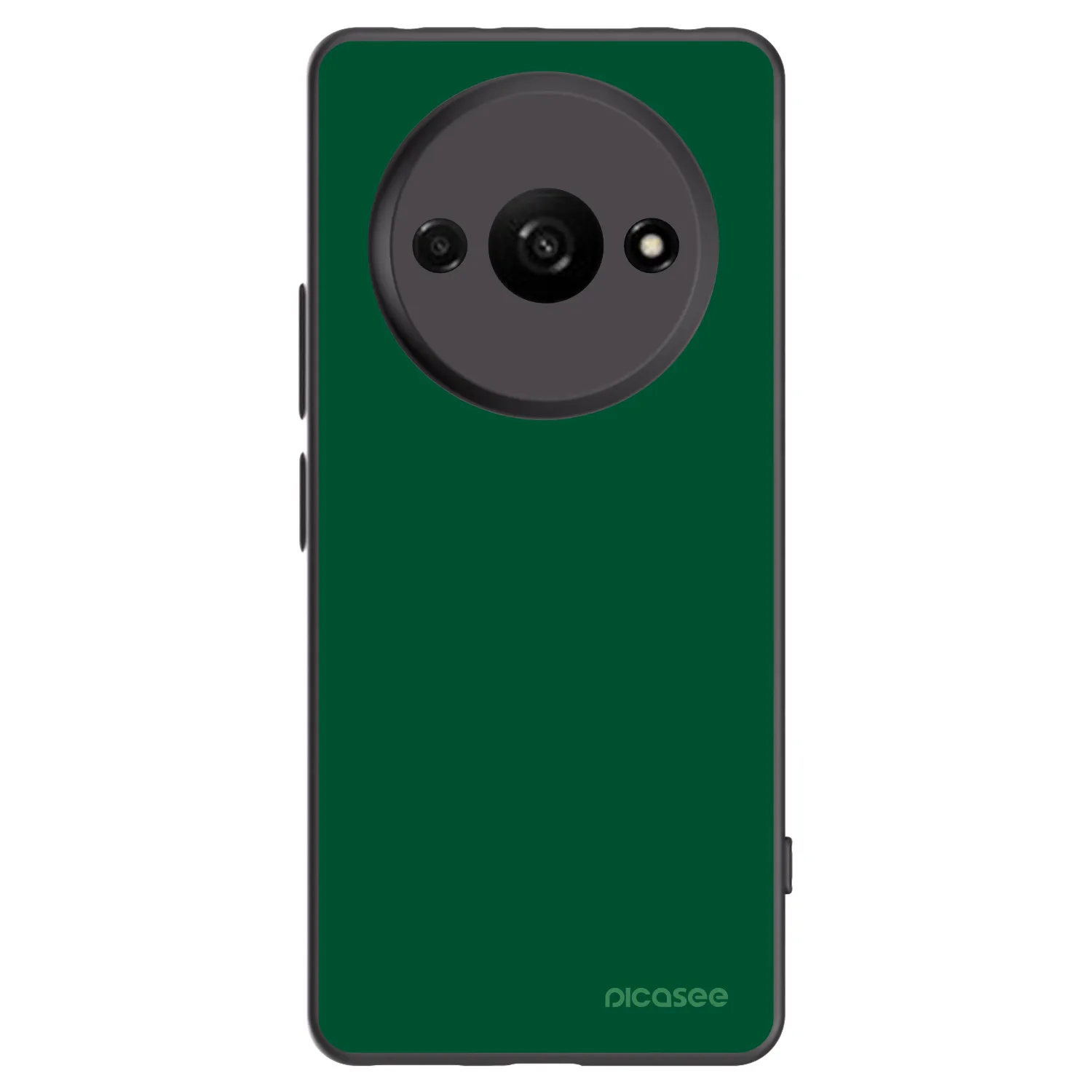Picasee silikonový černý obal pro Xiaomi Redmi A3 - Green Gleam