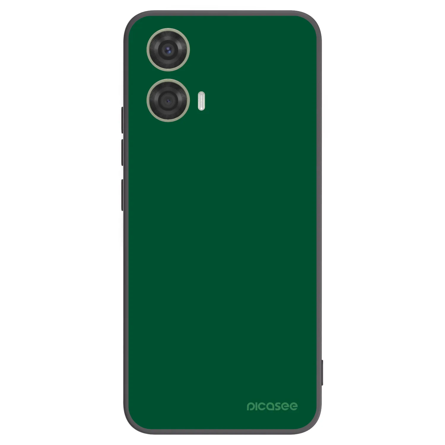 Picasee silikonový černý obal pro Motorola Moto G24 - Green Gleam