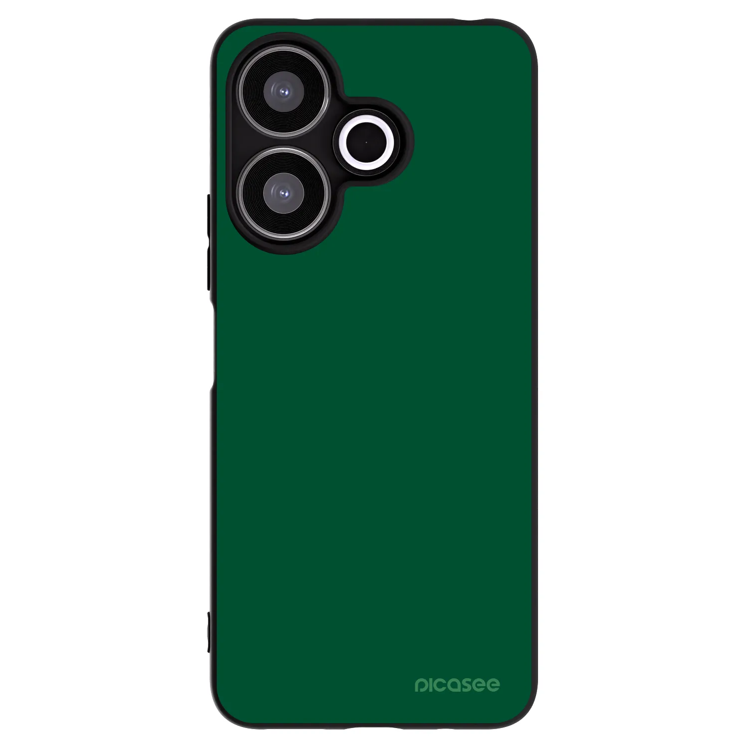 Picasee silikonový černý obal pro Xiaomi Redmi 13 4G - Green Gleam