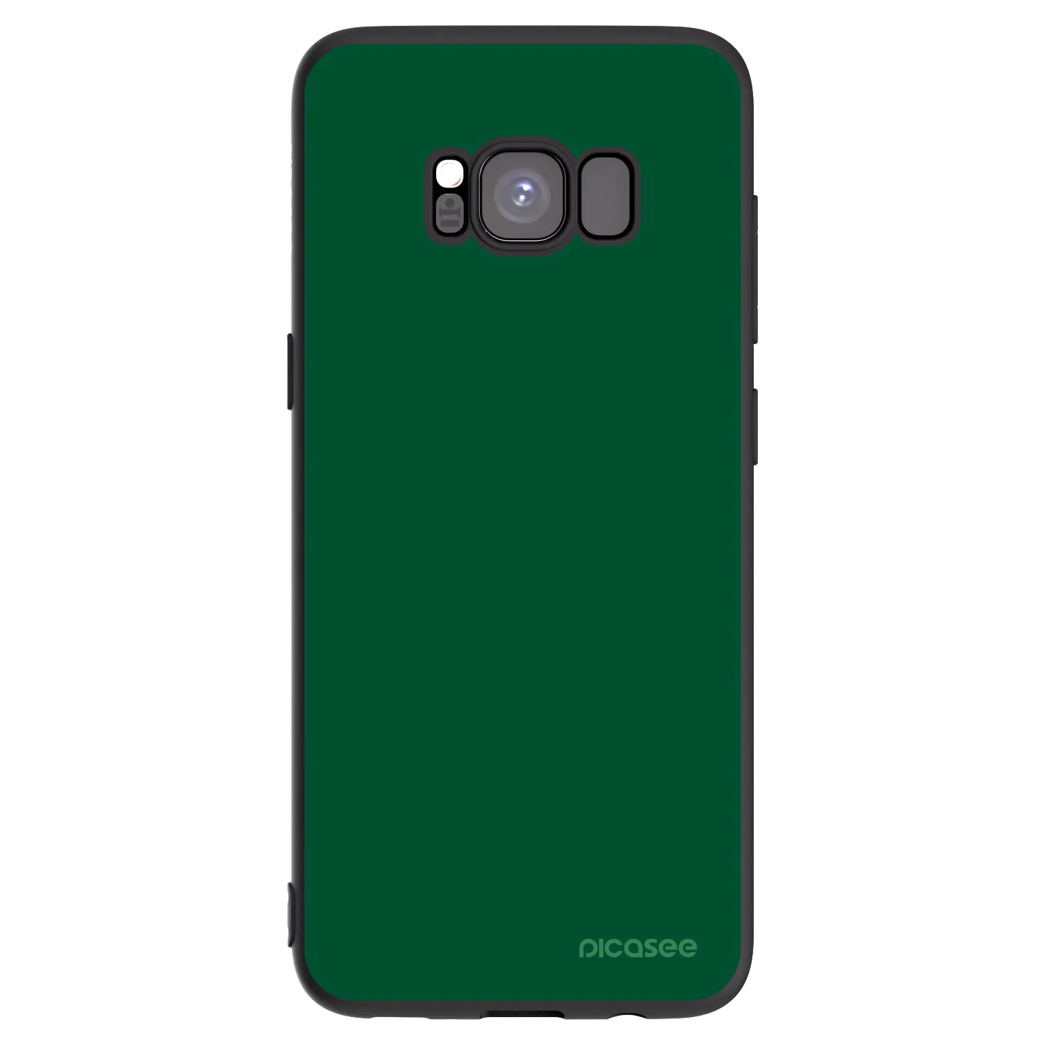 Picasee silikonový černý obal pro Samsung Galaxy S8 G950F - Green Gleam
