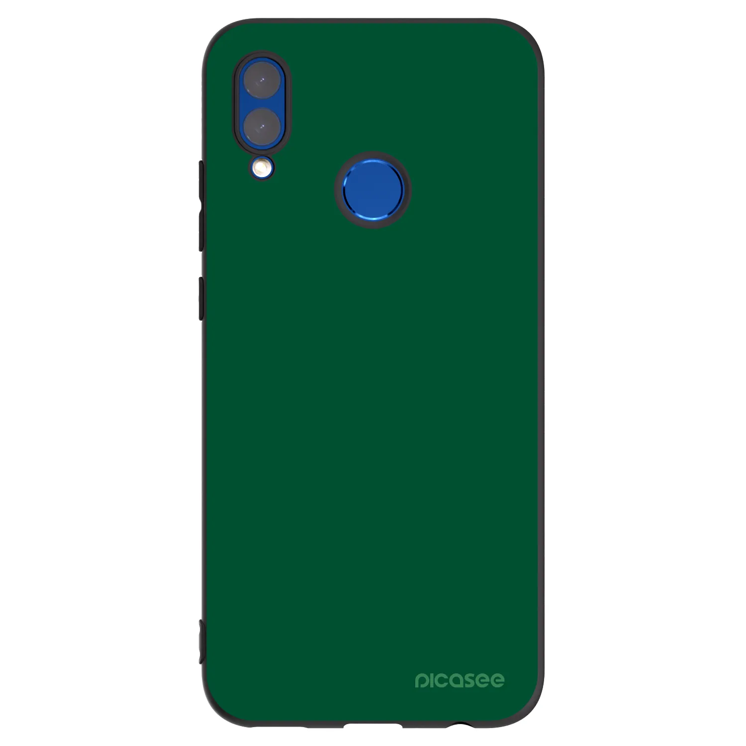 Picasee silikonový černý obal pro Huawei P Smart 2019 - Green Gleam