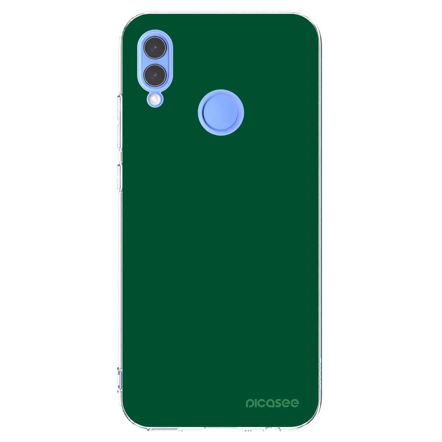 Picasee silikonový průhledný obal pro Huawei P Smart 2019 - Green Gleam
