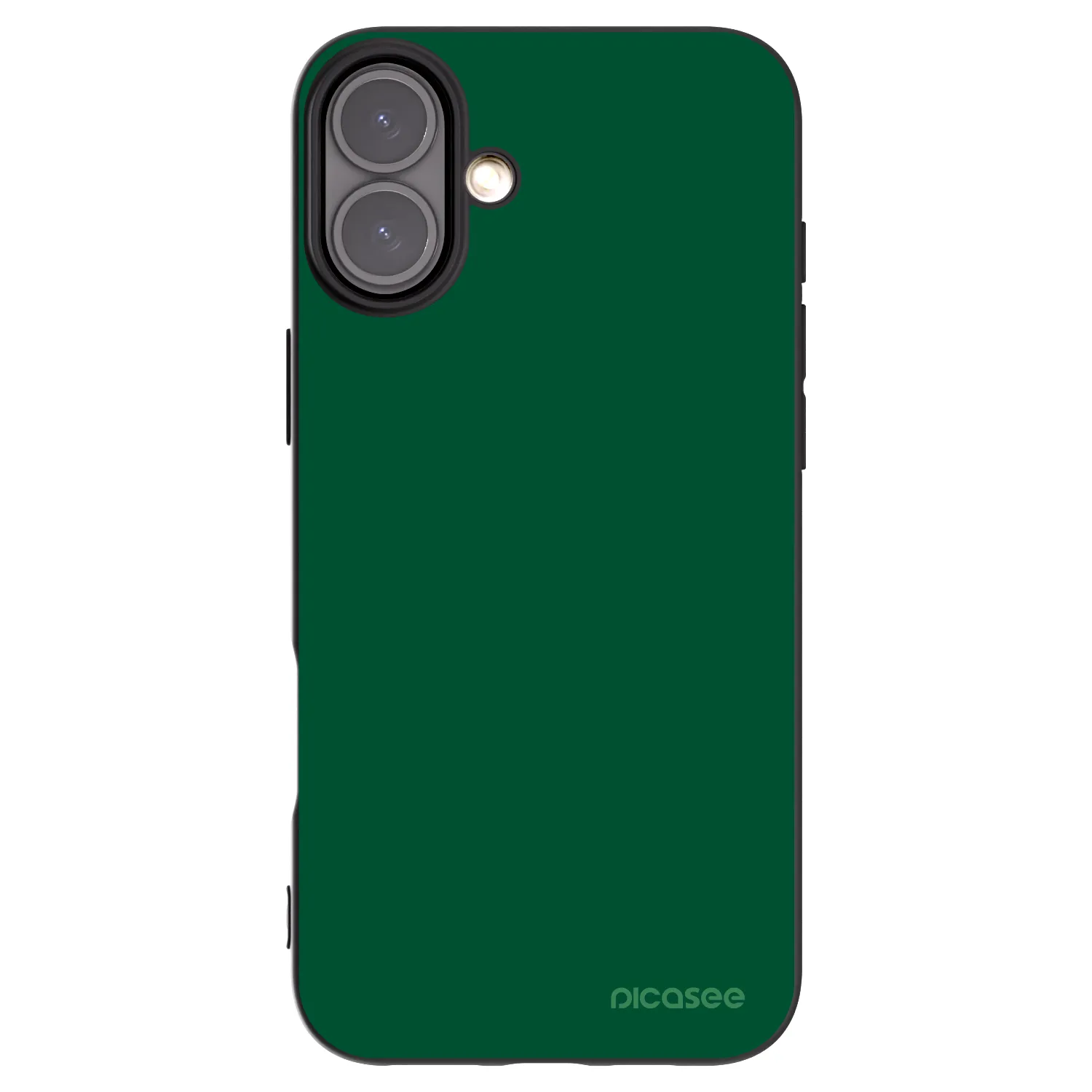 Picasee silikonový černý obal pro Apple iPhone 16 Plus - Green Gleam