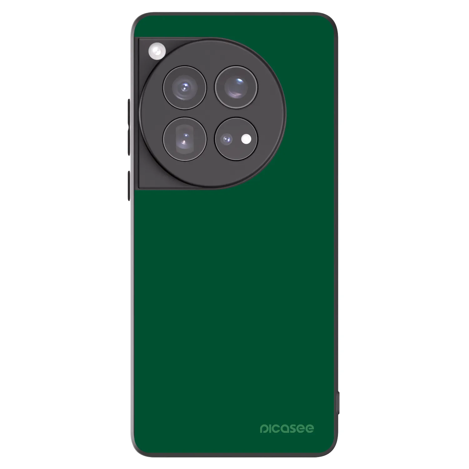Picasee silikonový černý obal pro OnePlus 12 5G - Green Gleam