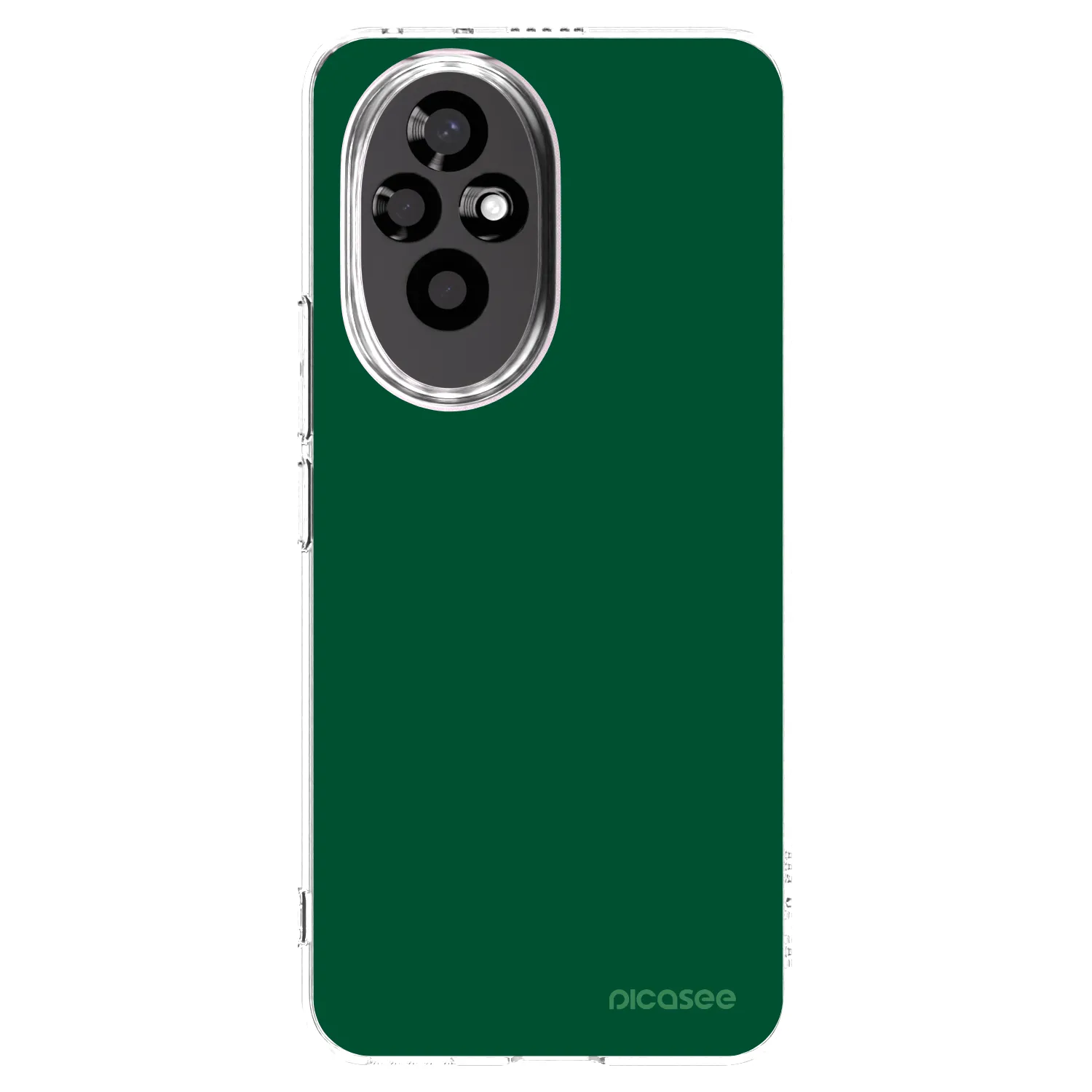 Picasee silikonový průhledný obal pro Honor 200 Pro 5G - Green Gleam