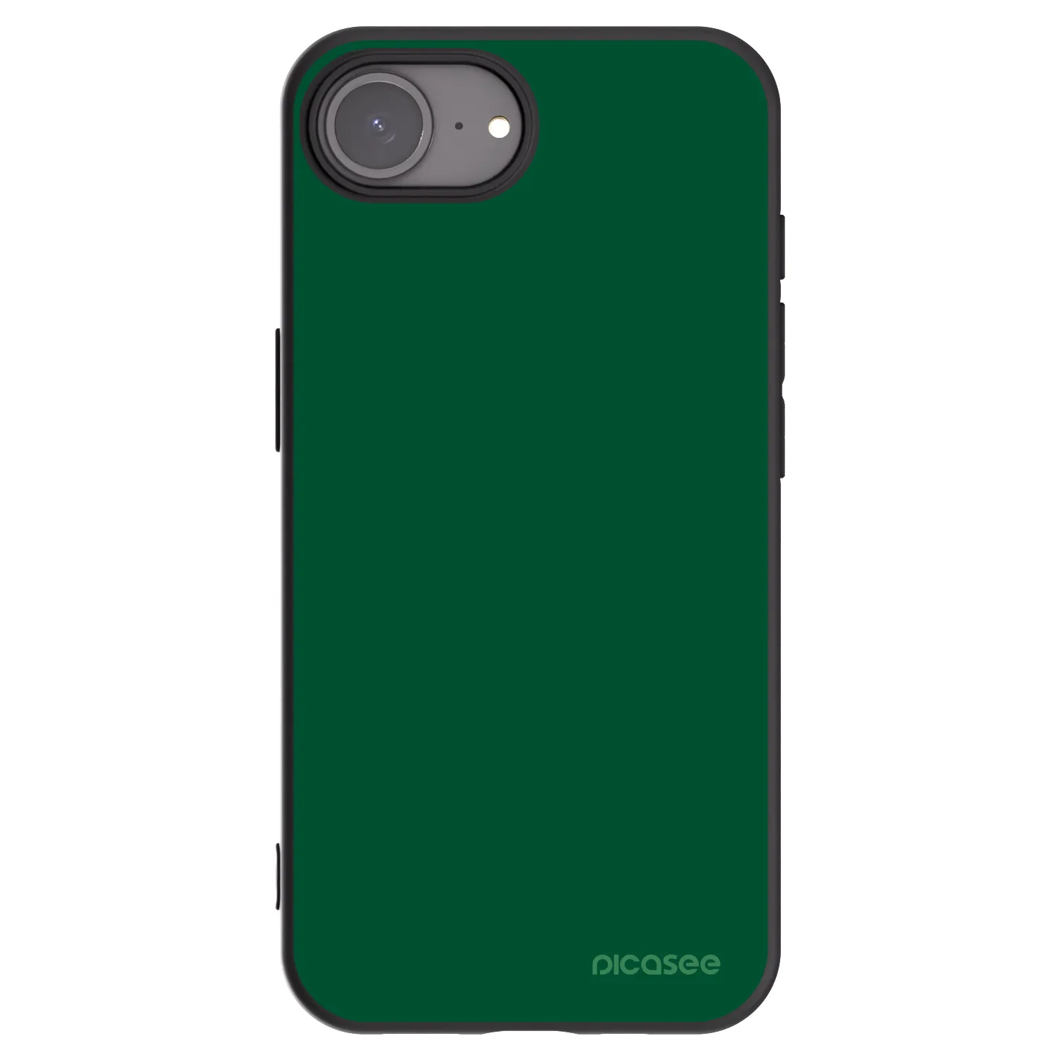 Picasee silikonový černý obal pro Apple iPhone 16e - Green Gleam