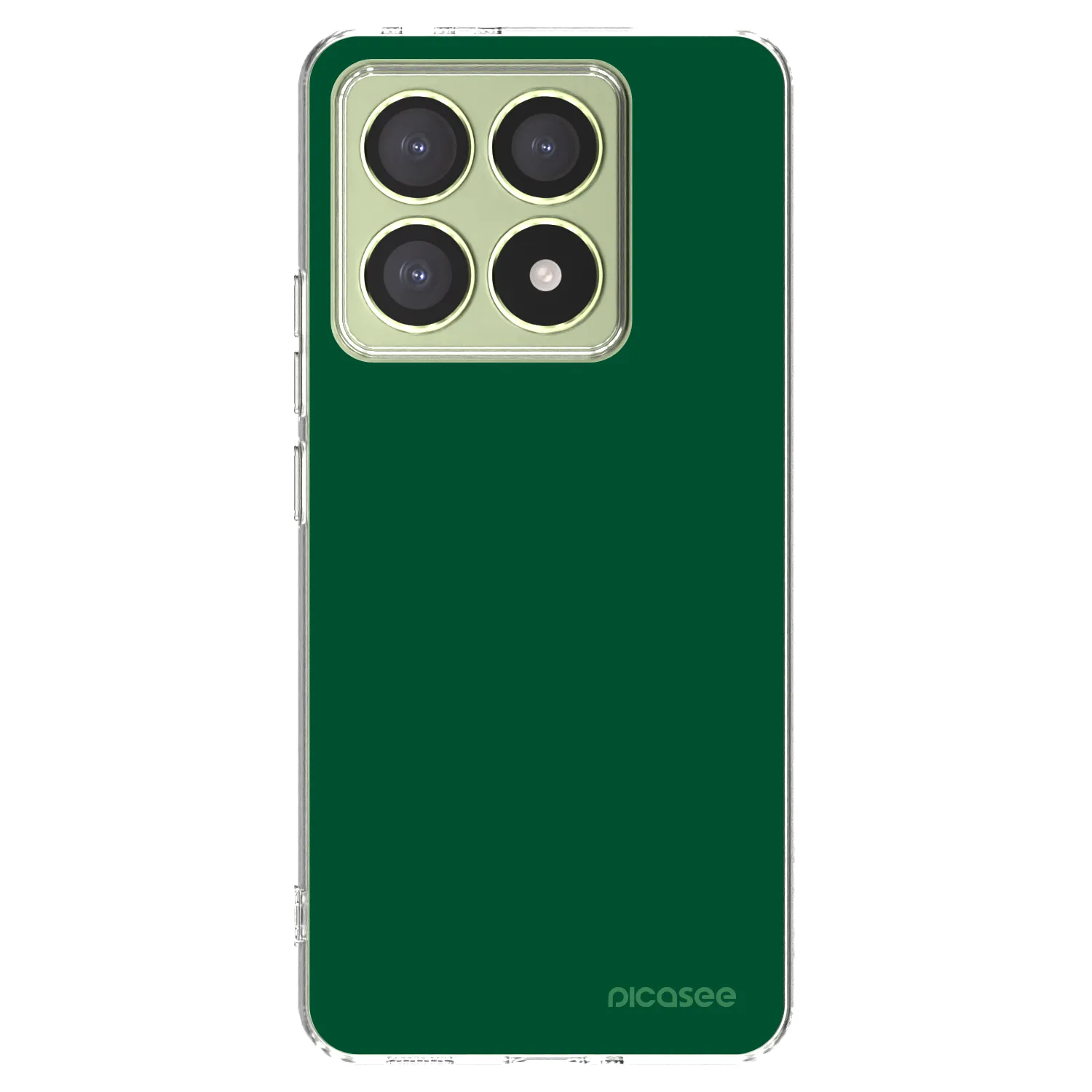 Picasee silikonový průhledný obal pro Xiaomi 14T - Green Gleam