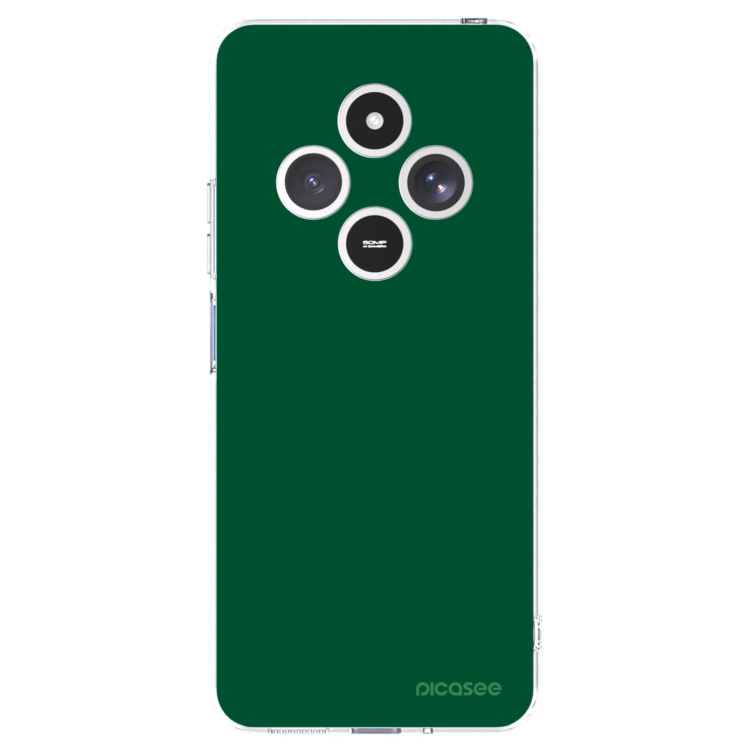 Picasee silikonový průhledný obal pro Xiaomi Redmi 14C - Green Gleam