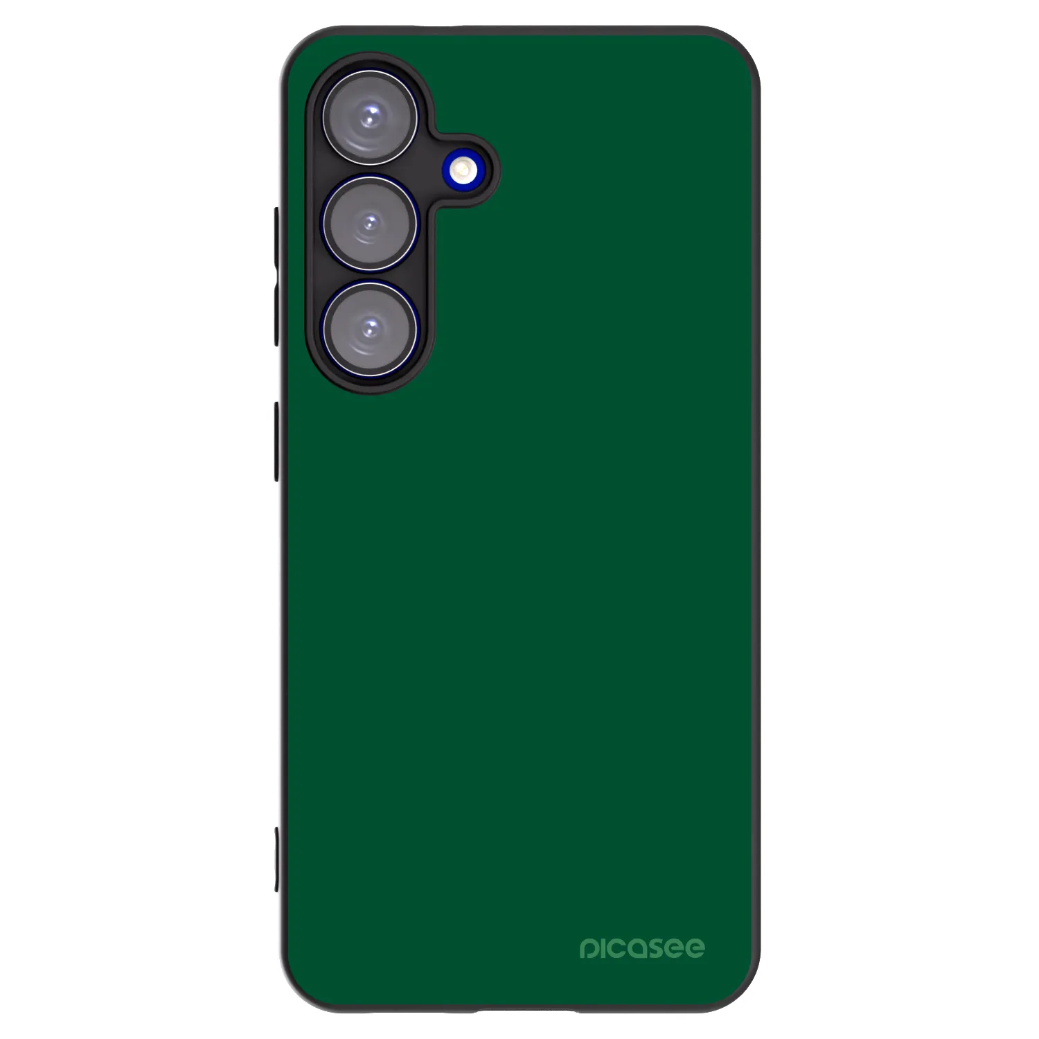 Picasee silikonový černý obal pro Samsung Galaxy S25 5G - Green Gleam