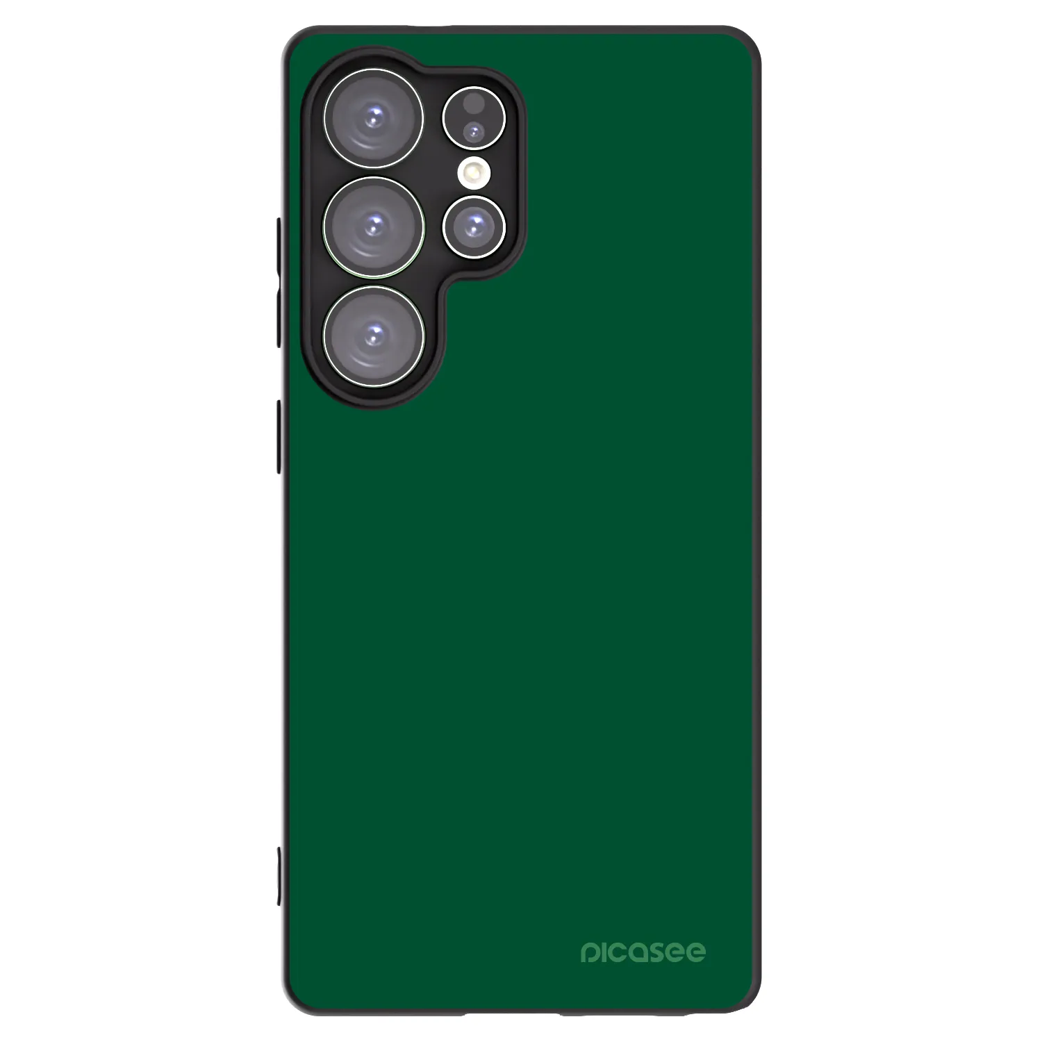 Picasee silikonový černý obal pro Samsung Galaxy S25 Ultra 5G - Green Gleam