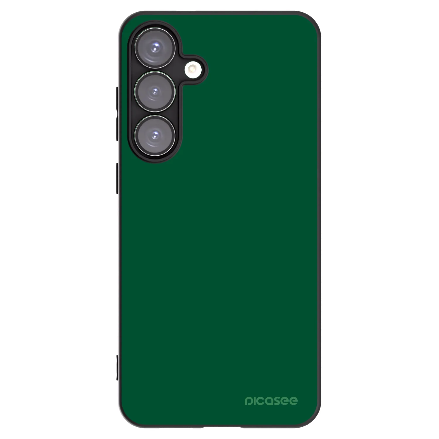 Picasee silikonový černý obal pro Samsung Galaxy S25+ 5G - Green Gleam