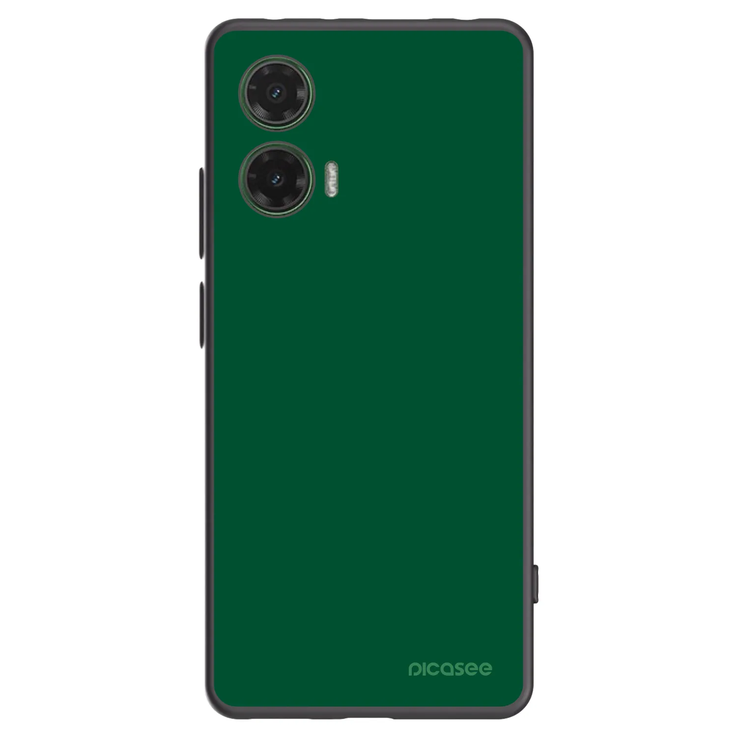 Picasee silikonový černý obal pro Motorola Moto G35 5G - Green Gleam