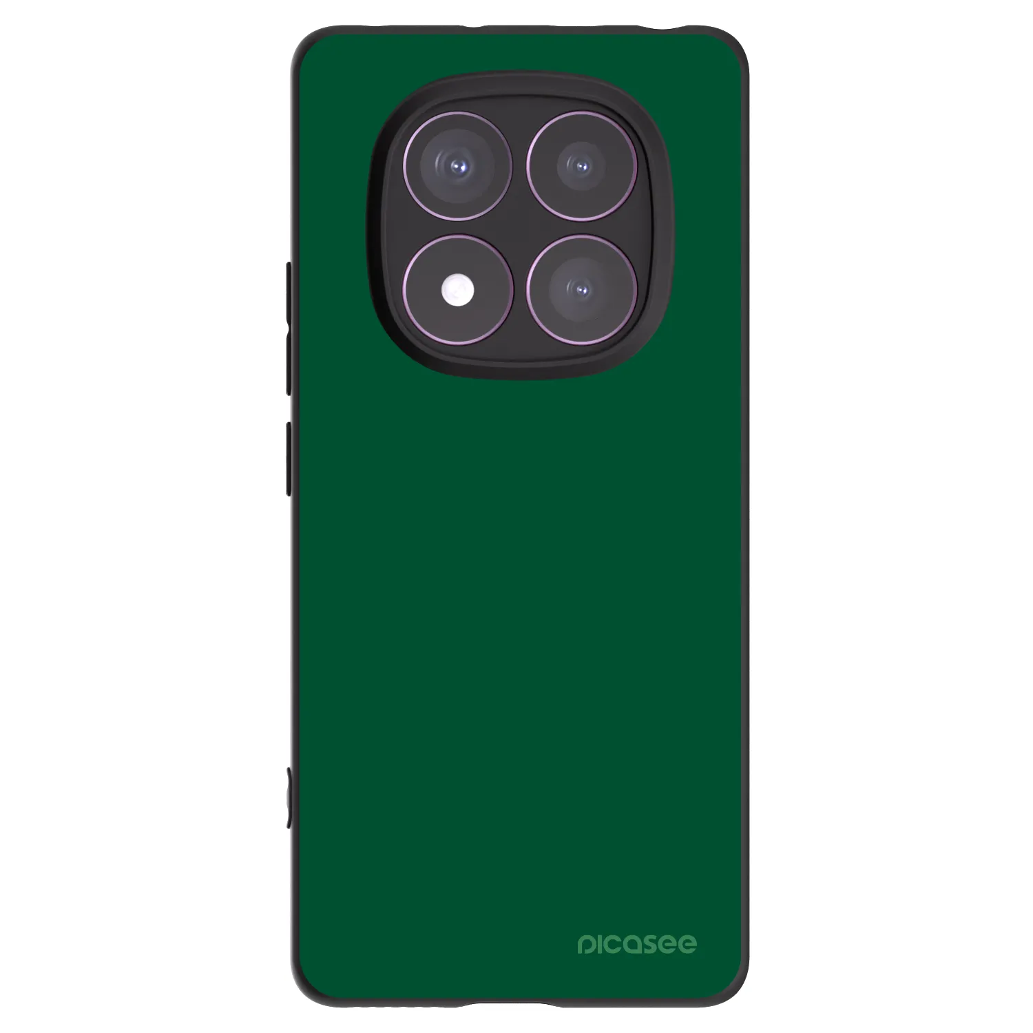 Picasee silikonový černý obal pro Xiaomi Redmi Note 14 Pro 4G - Green Gleam