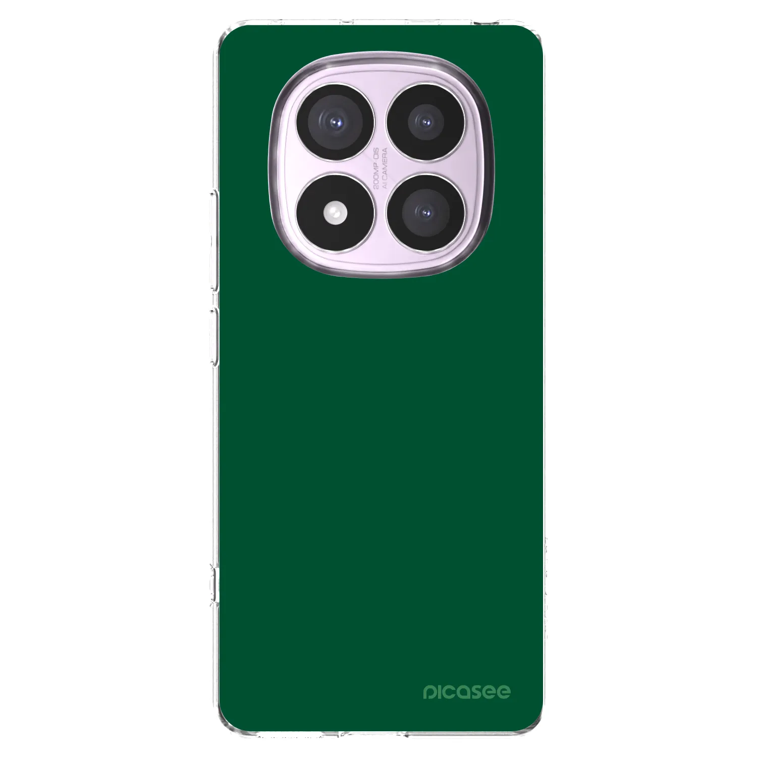 Picasee silikonový průhledný obal pro Xiaomi Redmi Note 14 Pro 4G - Green Gleam
