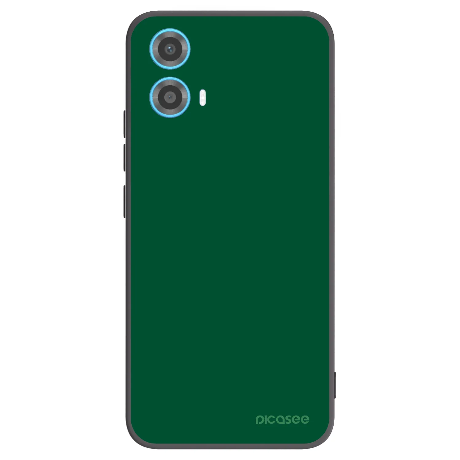 Picasee silikonový černý obal pro Motorola Moto G34 5G - Green Gleam
