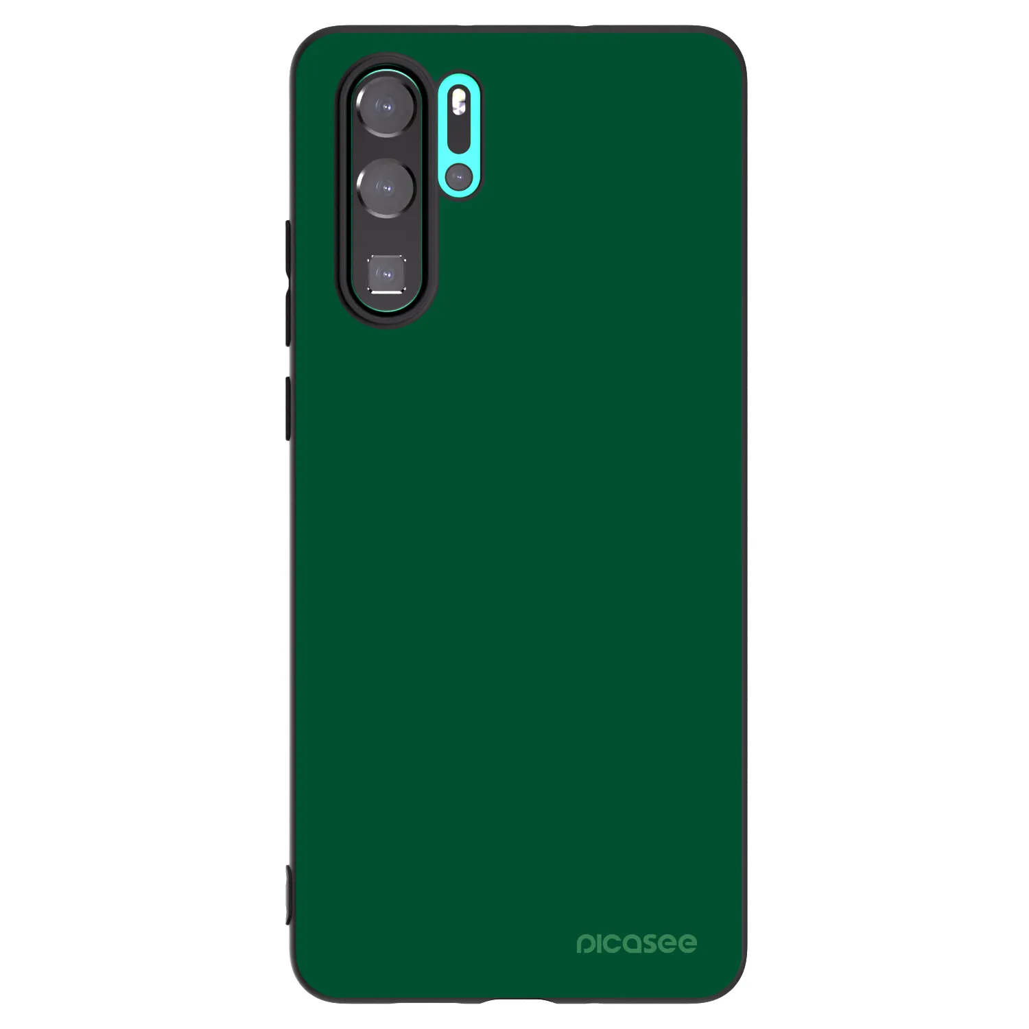 Picasee silikonový černý obal pro Huawei P30 Pro - Green Gleam