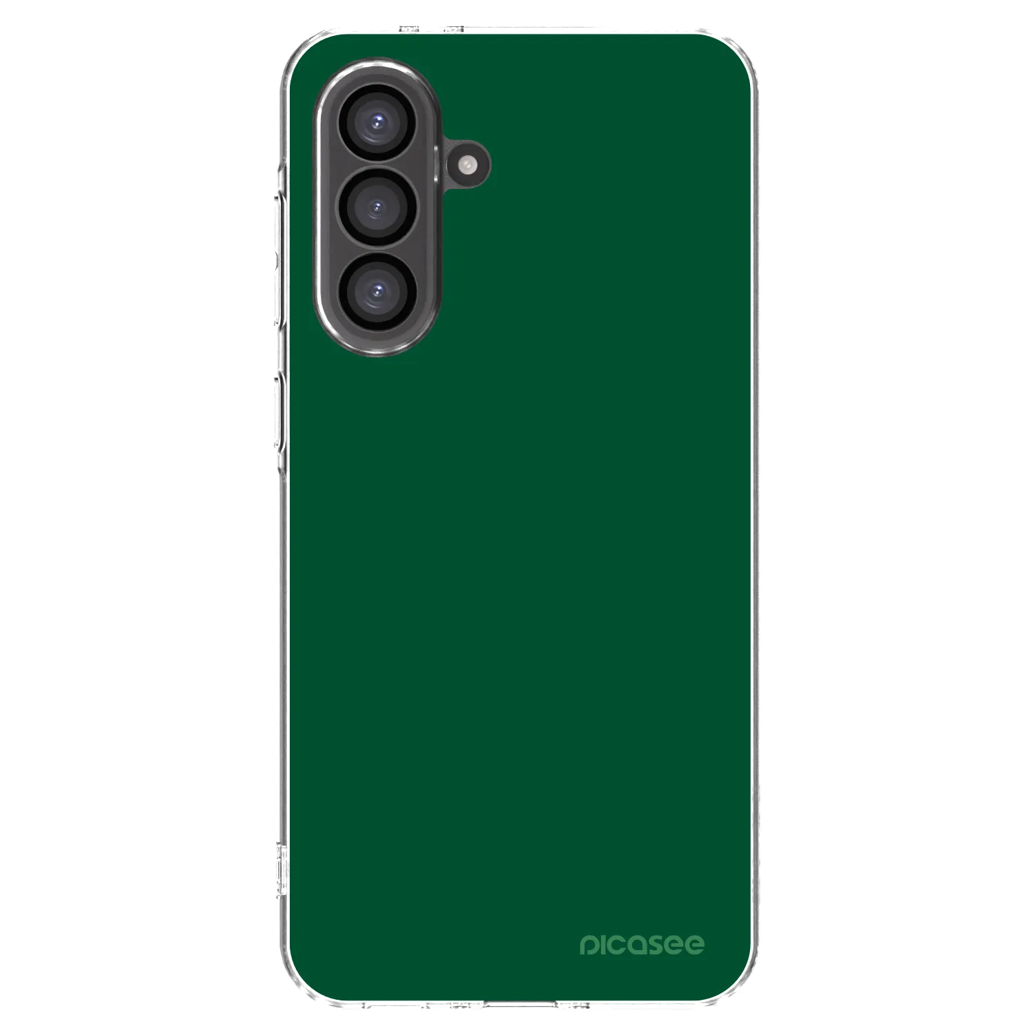 Picasee silikonový průhledný obal pro Samsung Galaxy A36 5G - Green Gleam