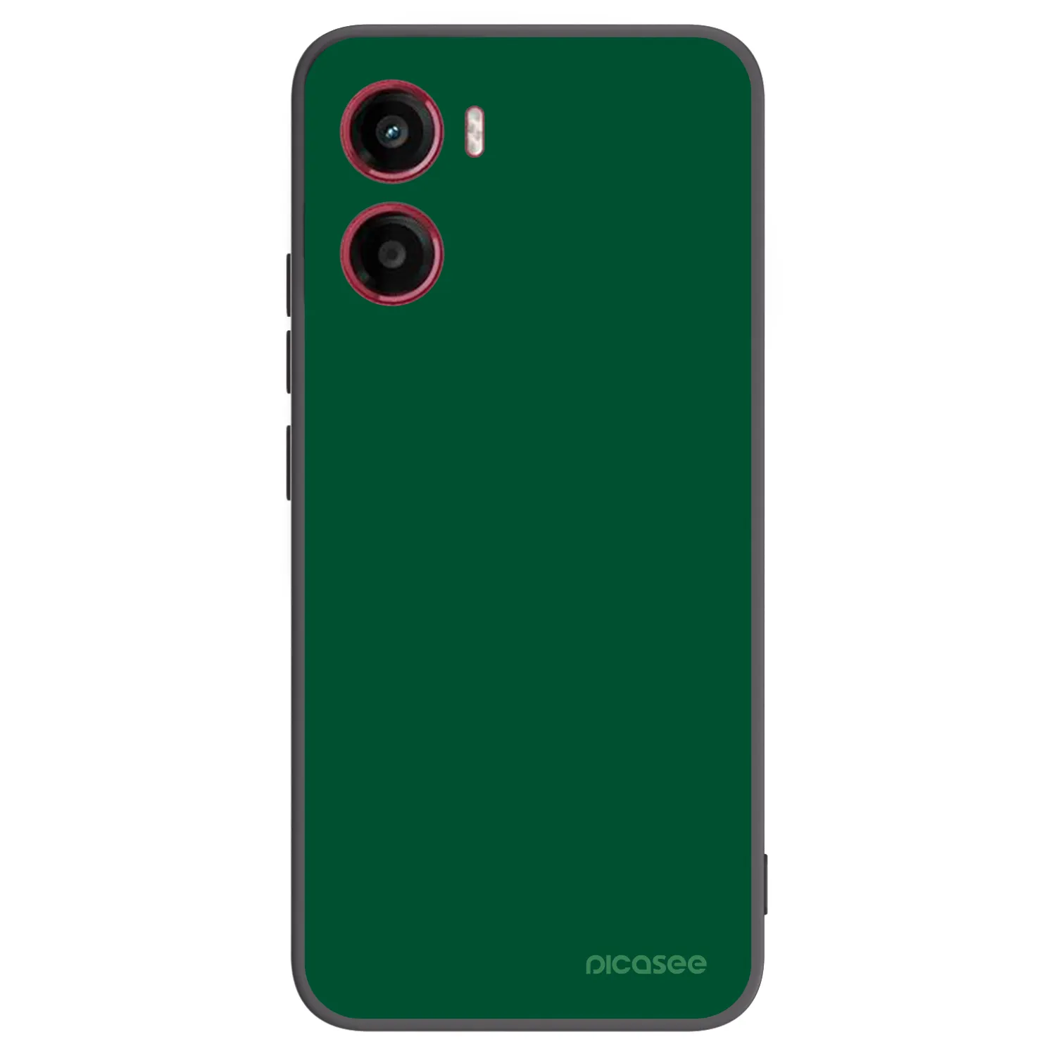 Picasee silikonový černý obal pro Motorola Moto G05 - Green Gleam