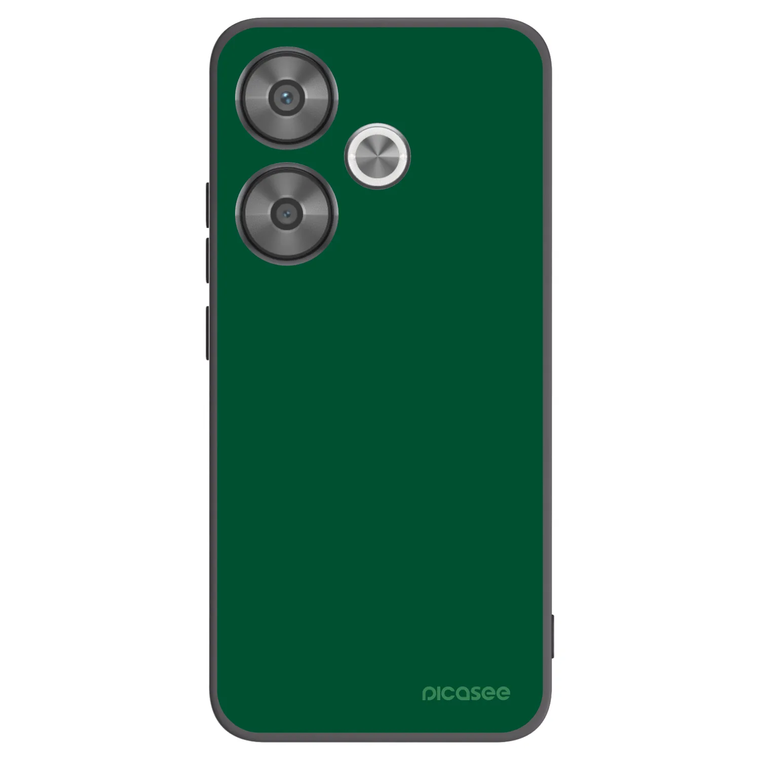 Picasee silikonový černý obal pro Xiaomi Poco F6 - Green Gleam